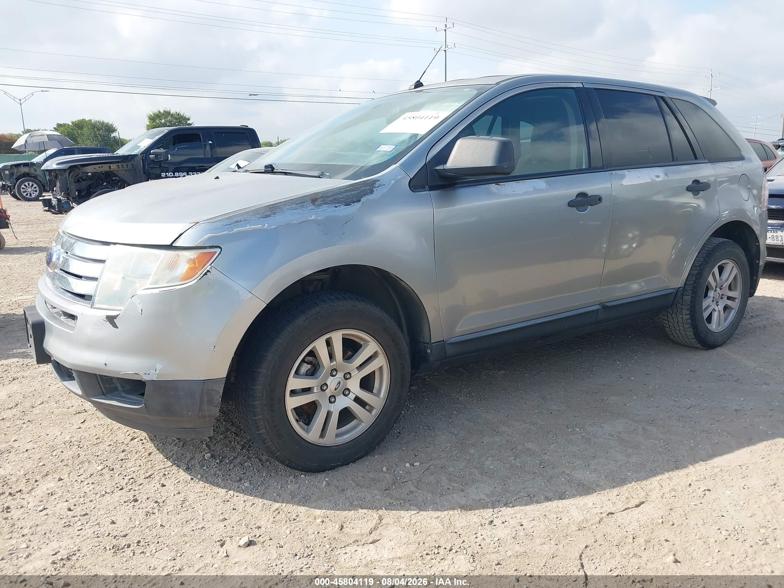 2007 Ford Edge Se Синий vin: 2FMDK36C17BB49844