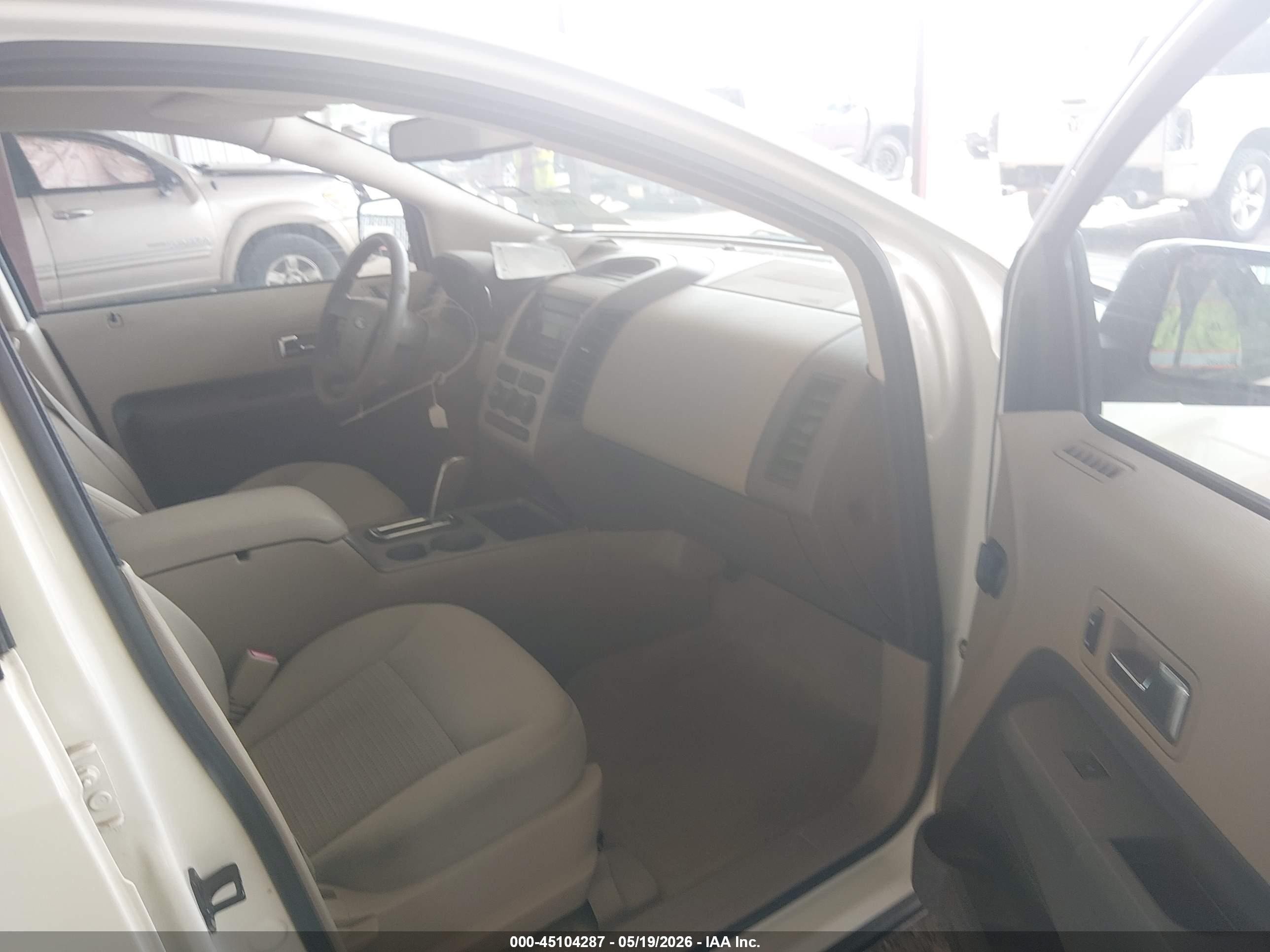 2007 Ford Edge Se Cream vin: 2FMDK36C17BB61301