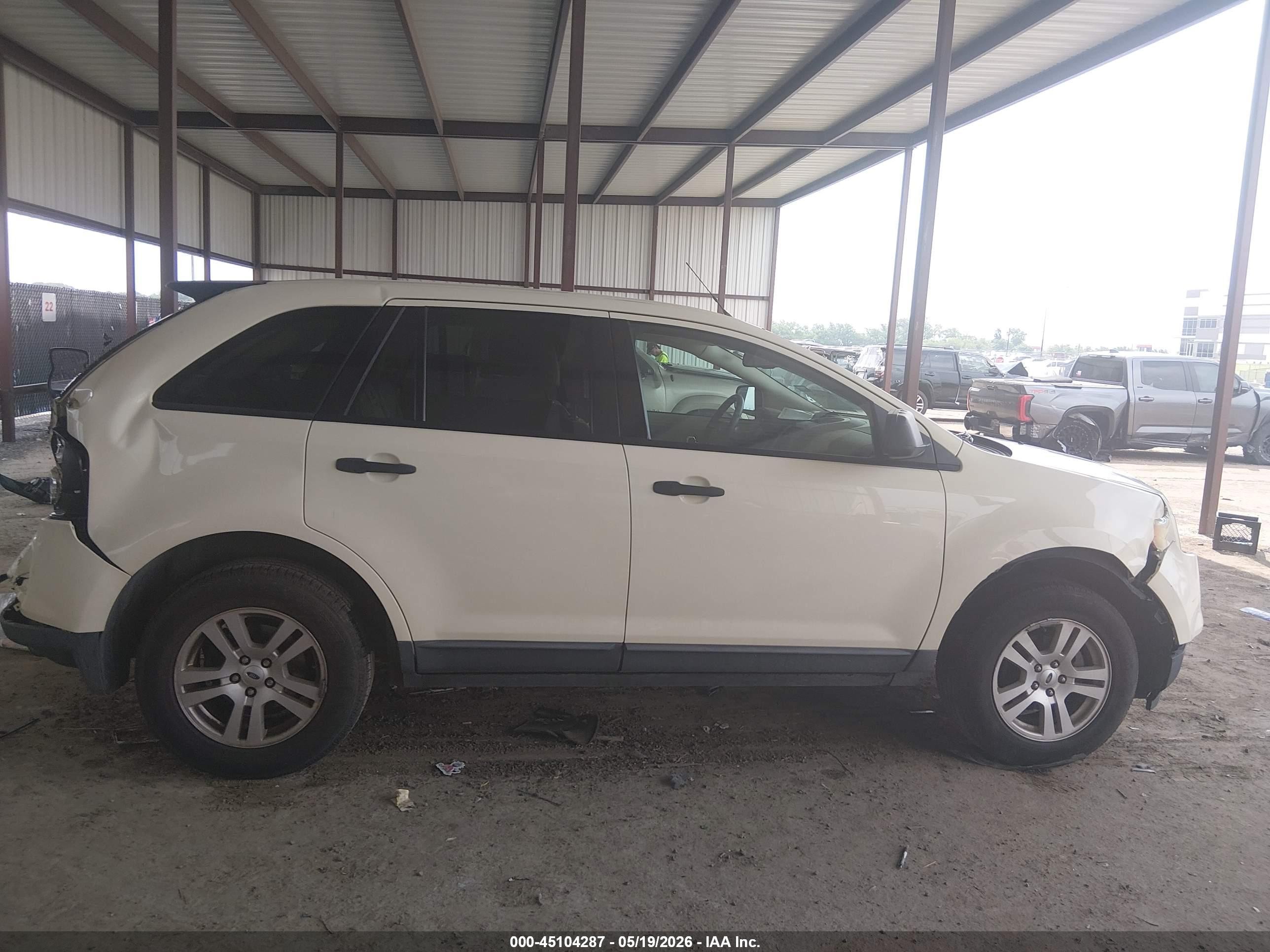 2007 Ford Edge Se Cream vin: 2FMDK36C17BB61301