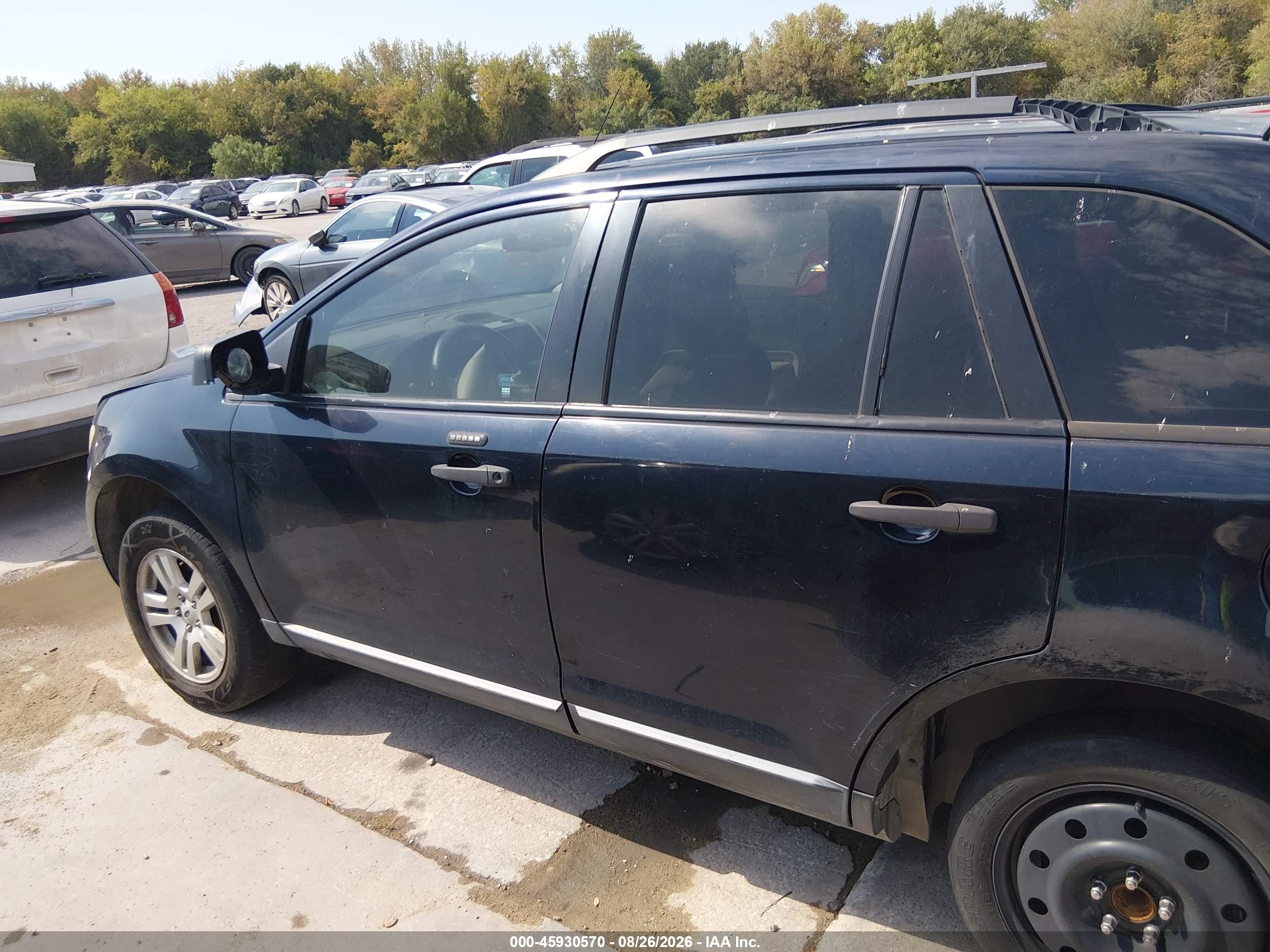 2008 Ford Edge Se Black vin: 2FMDK36C18BA02103