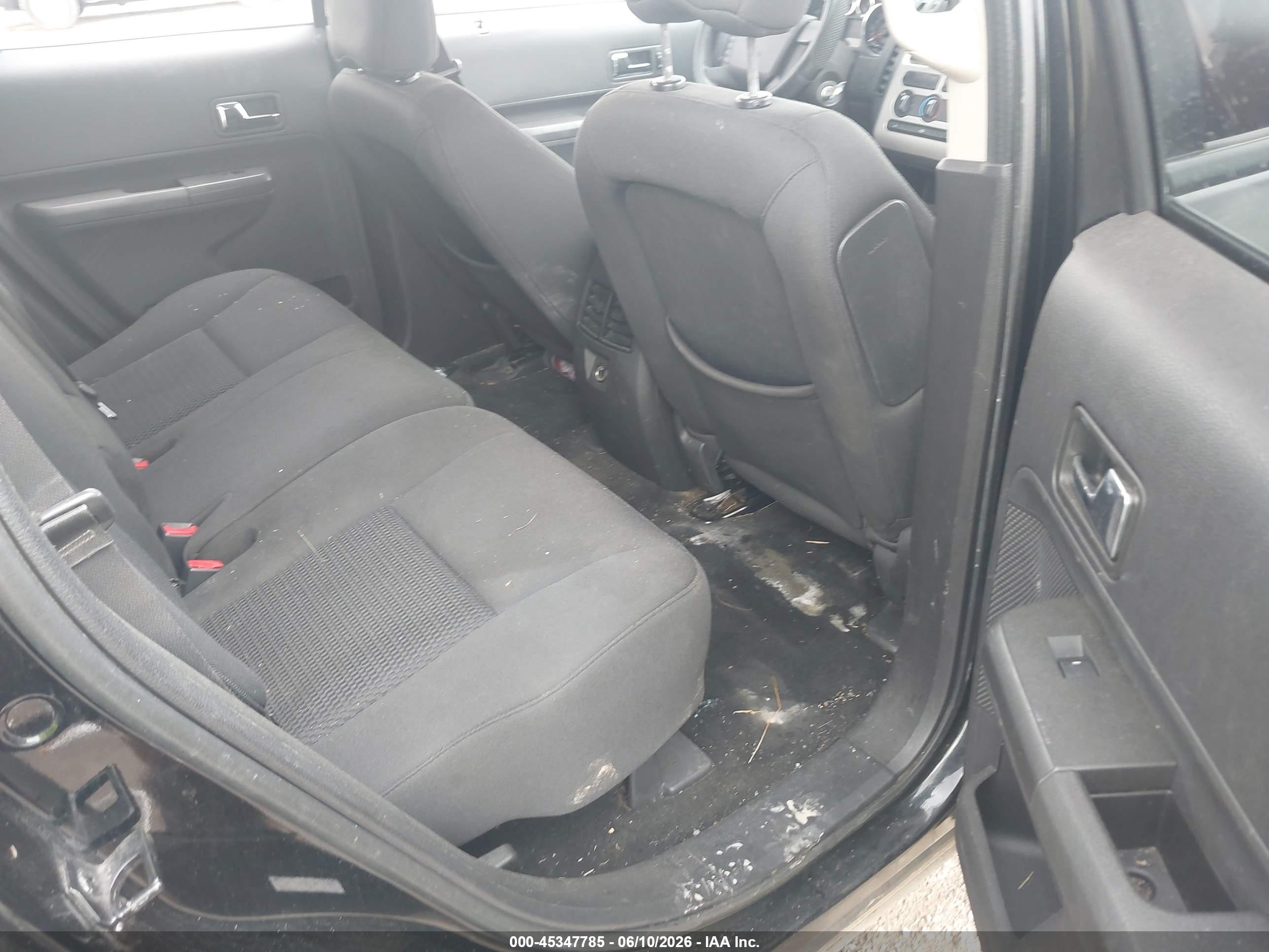 2008 Ford Edge Se Black vin: 2FMDK36C18BA65105