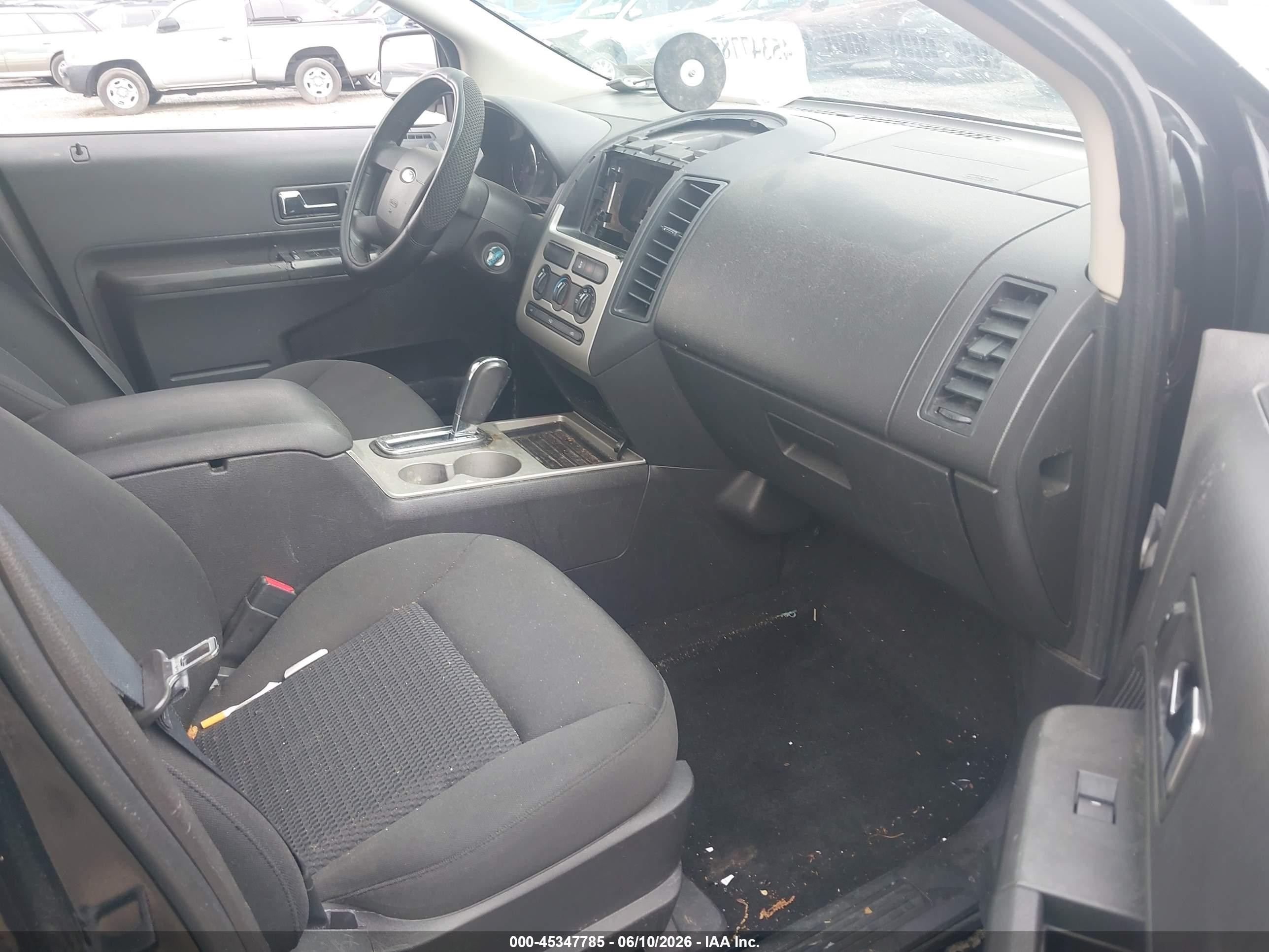 2008 Ford Edge Se Black vin: 2FMDK36C18BA65105