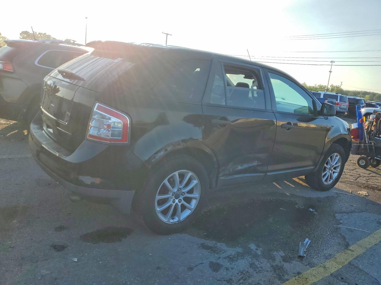 2008 Ford Edge Se Black vin: 2FMDK36C18BA88335