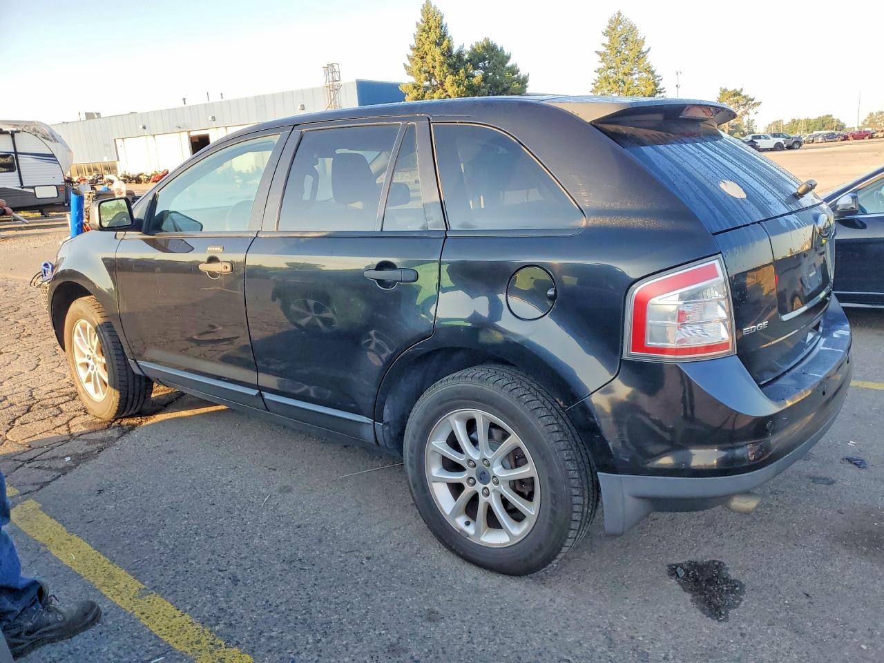 2008 Ford Edge Se Black vin: 2FMDK36C18BA88335