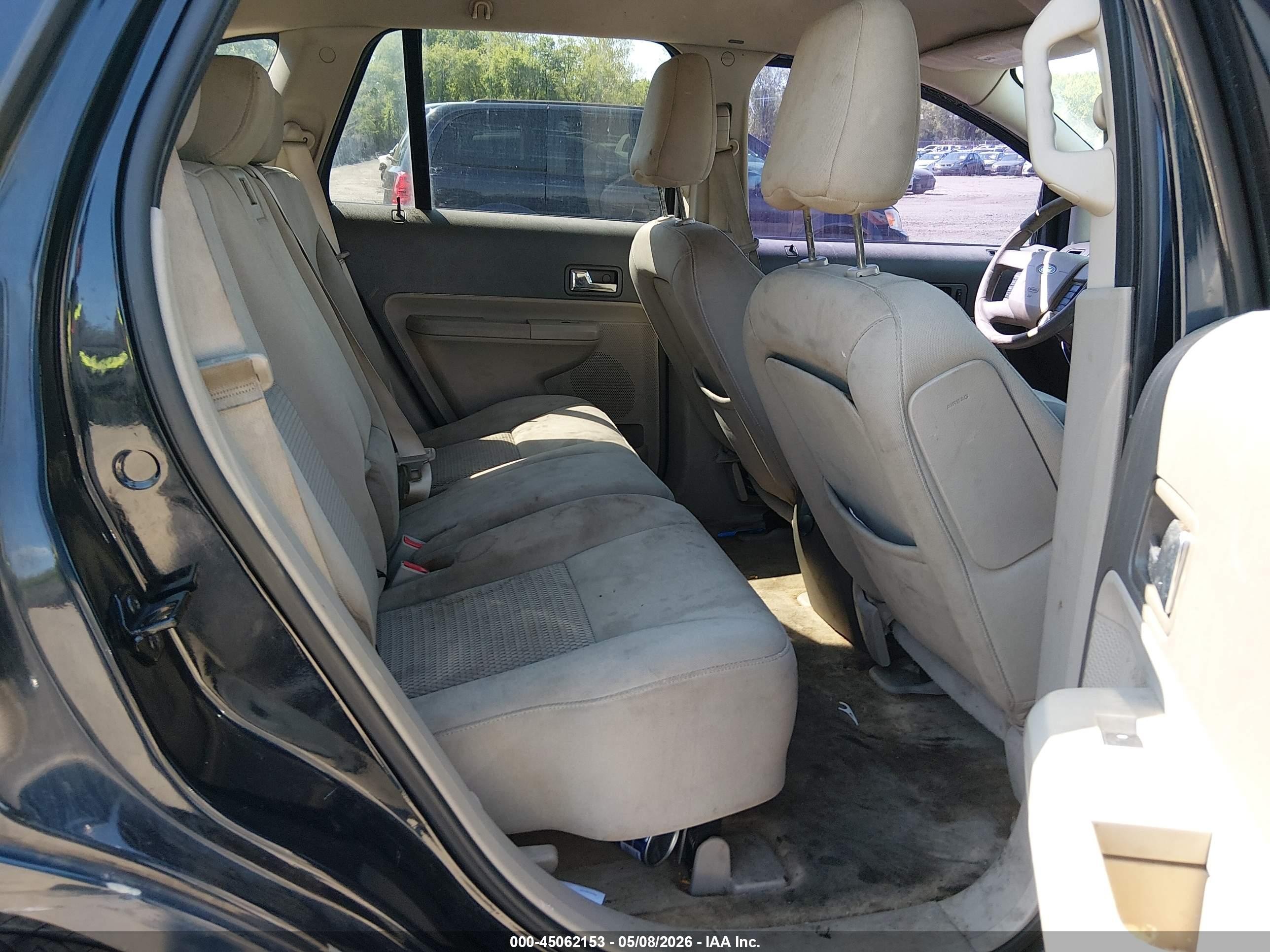 2008 Ford Edge Se Black vin: 2FMDK36C18BB28865