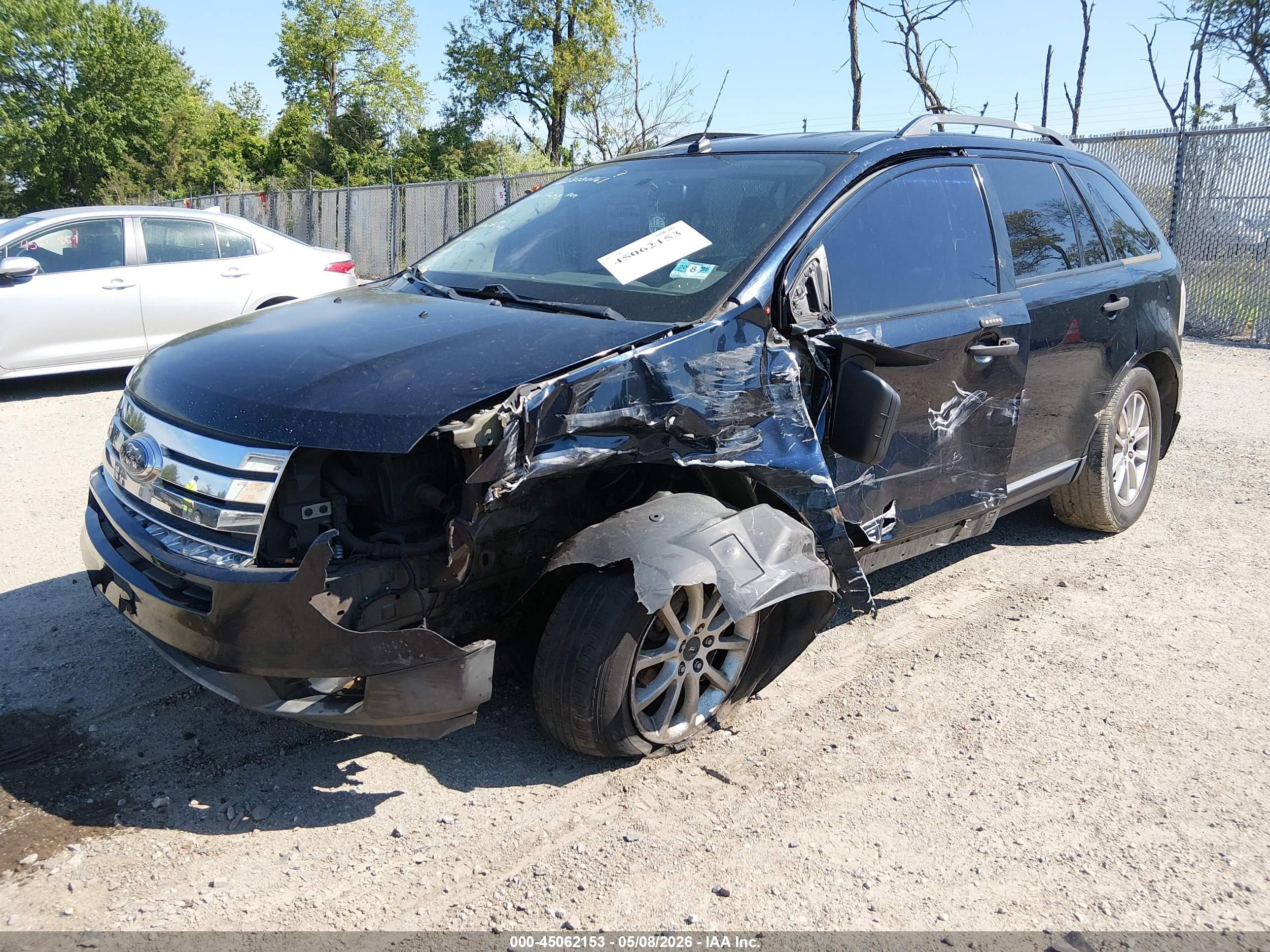 2008 Ford Edge Se Black vin: 2FMDK36C18BB28865
