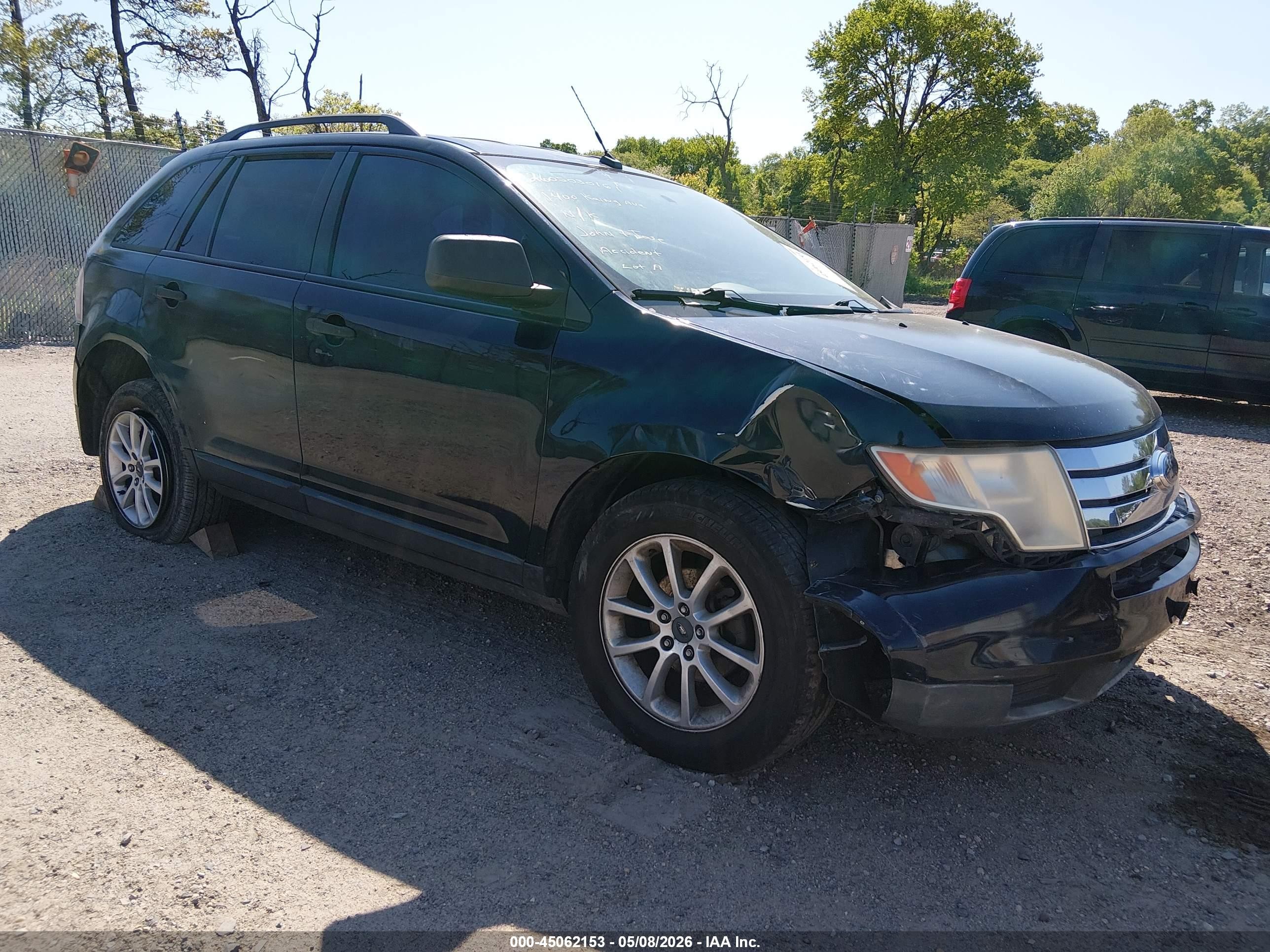 2008 Ford Edge Se Black vin: 2FMDK36C18BB28865