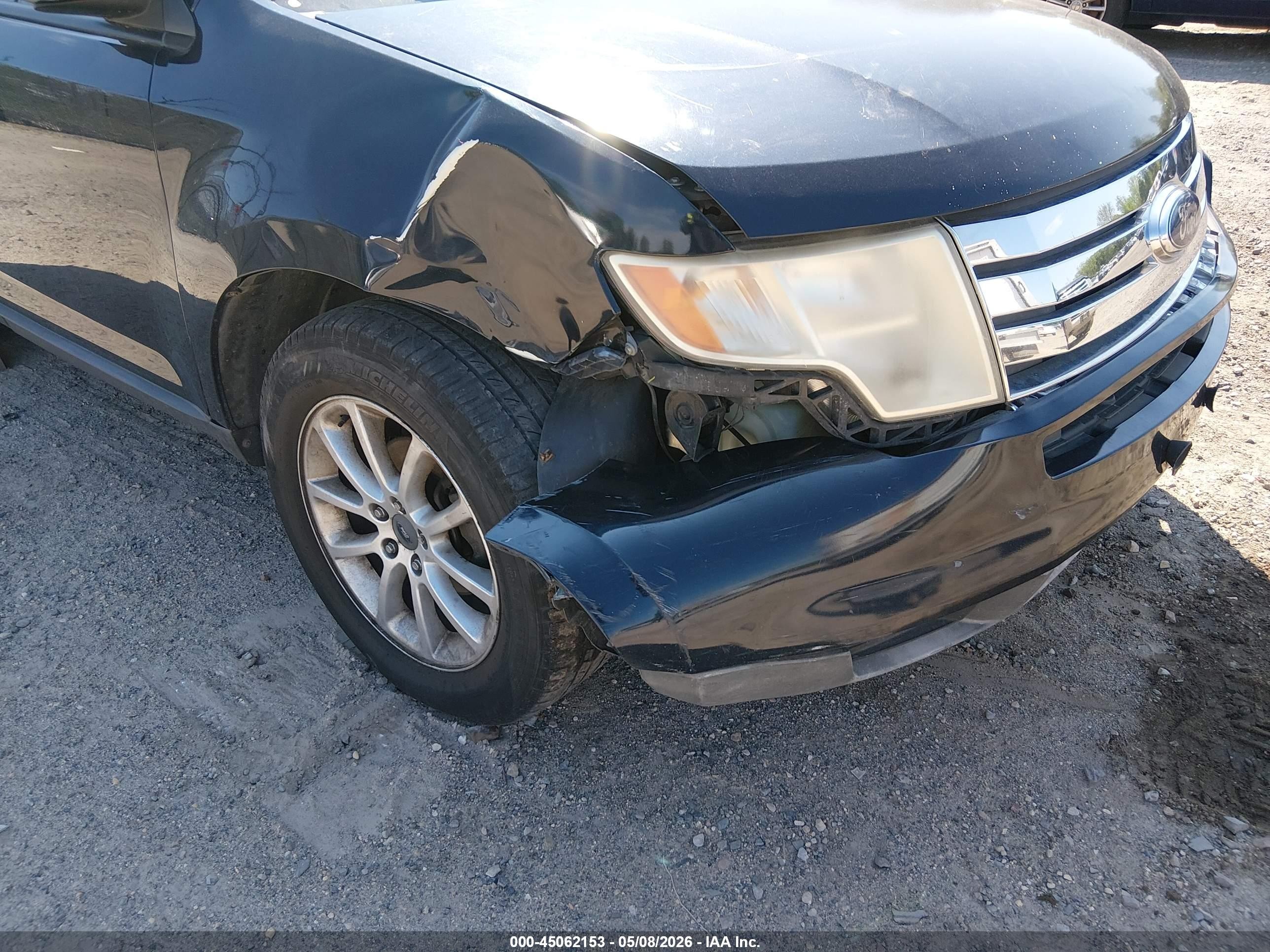 2008 Ford Edge Se Black vin: 2FMDK36C18BB28865