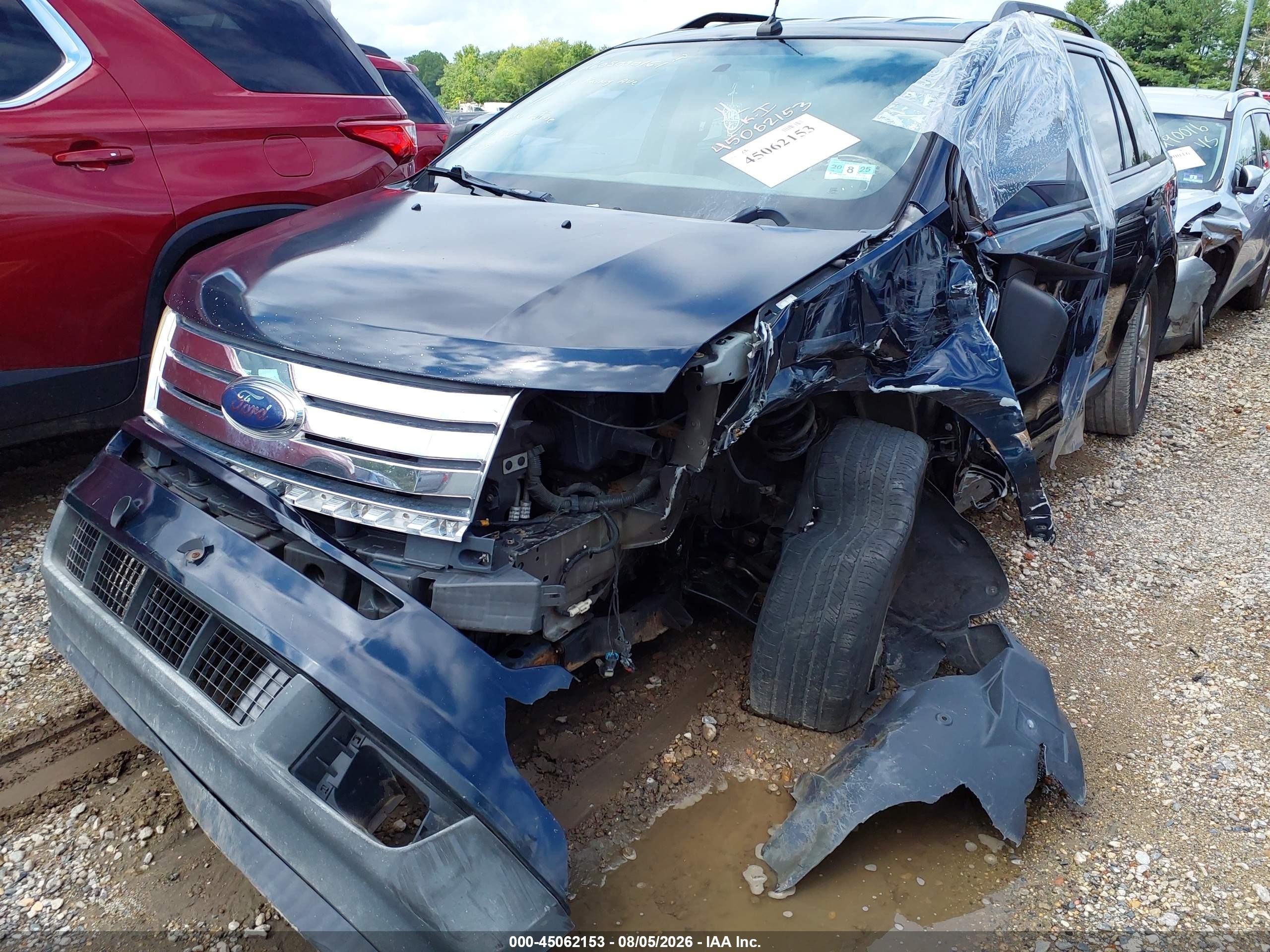 2008 Ford Edge Se Black vin: 2FMDK36C18BB28865