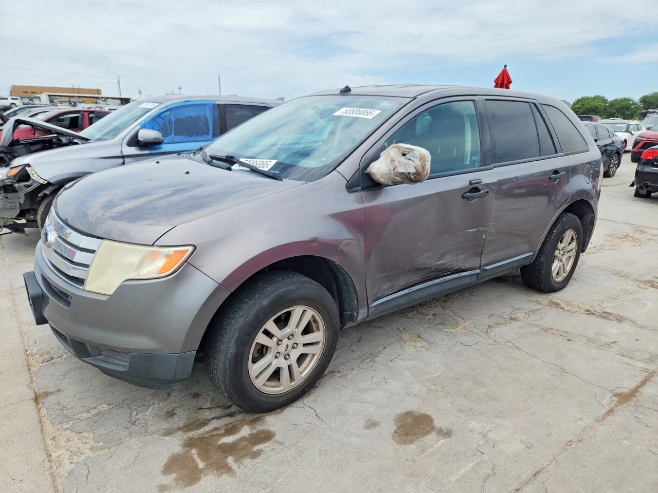 2009 Ford Edge Se Gray vin: 2FMDK36C19BB00162