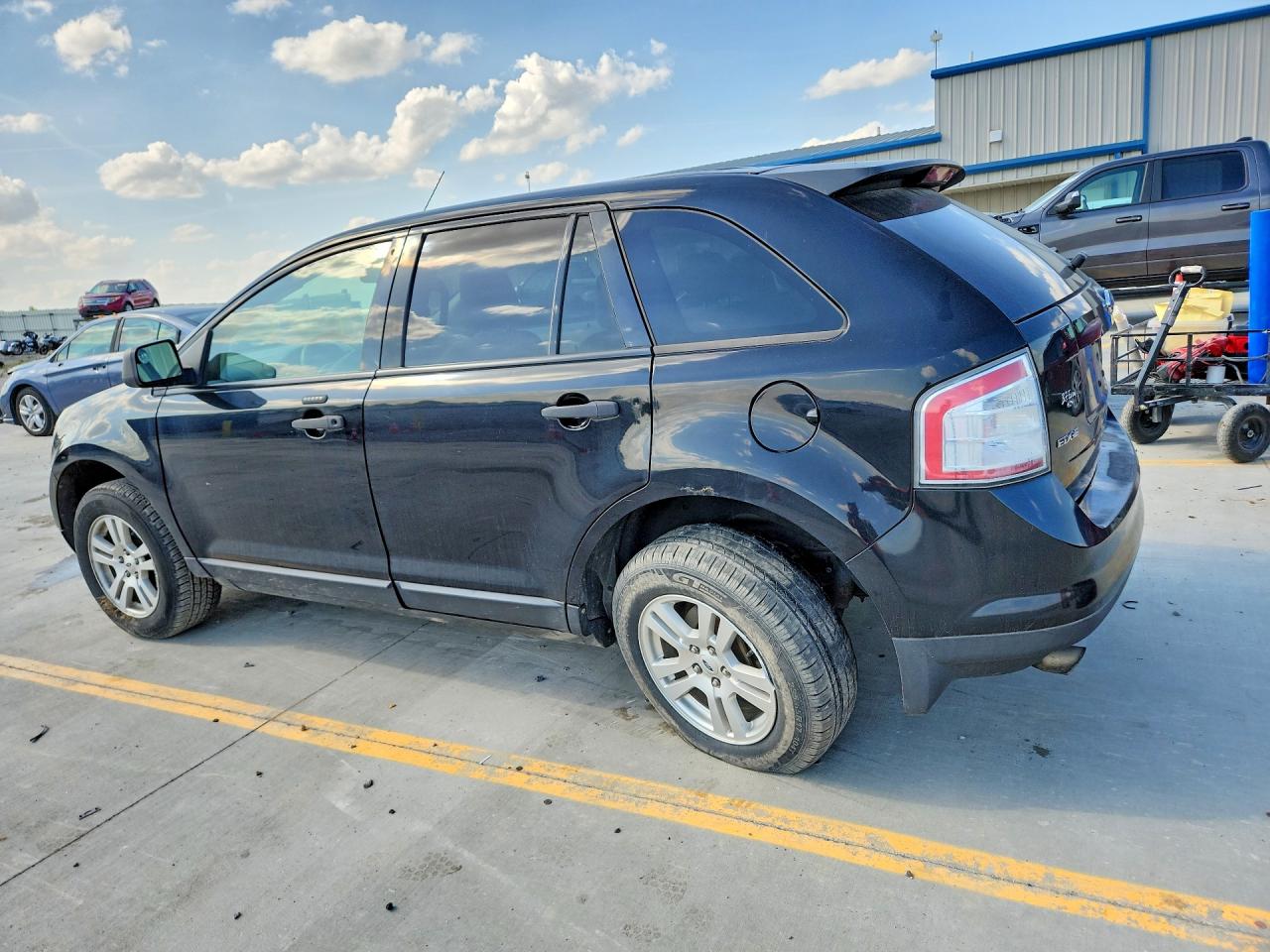 2007 Ford Edge Se Black vin: 2FMDK36C27BB34351