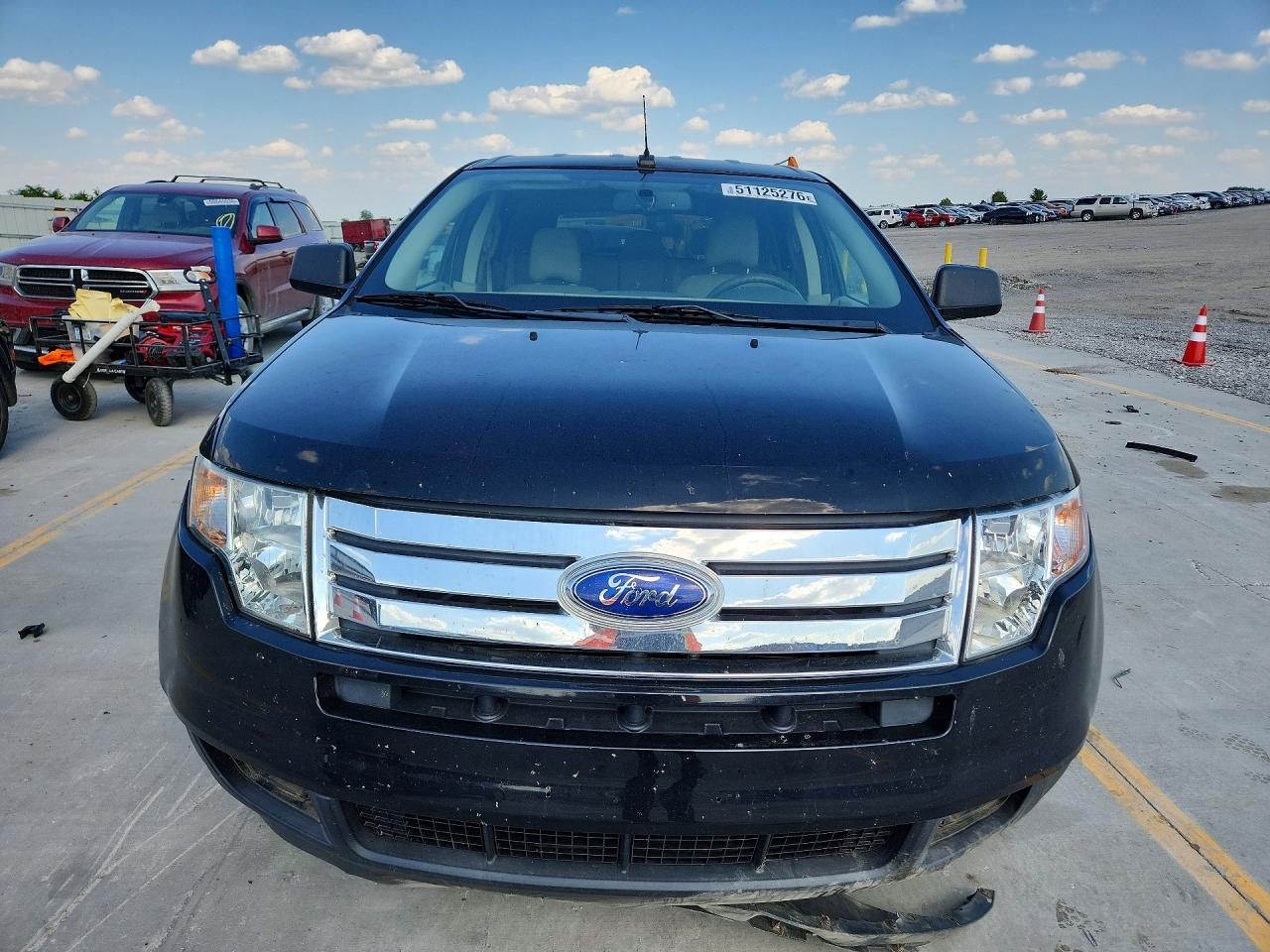 2007 Ford Edge Se Black vin: 2FMDK36C27BB34351