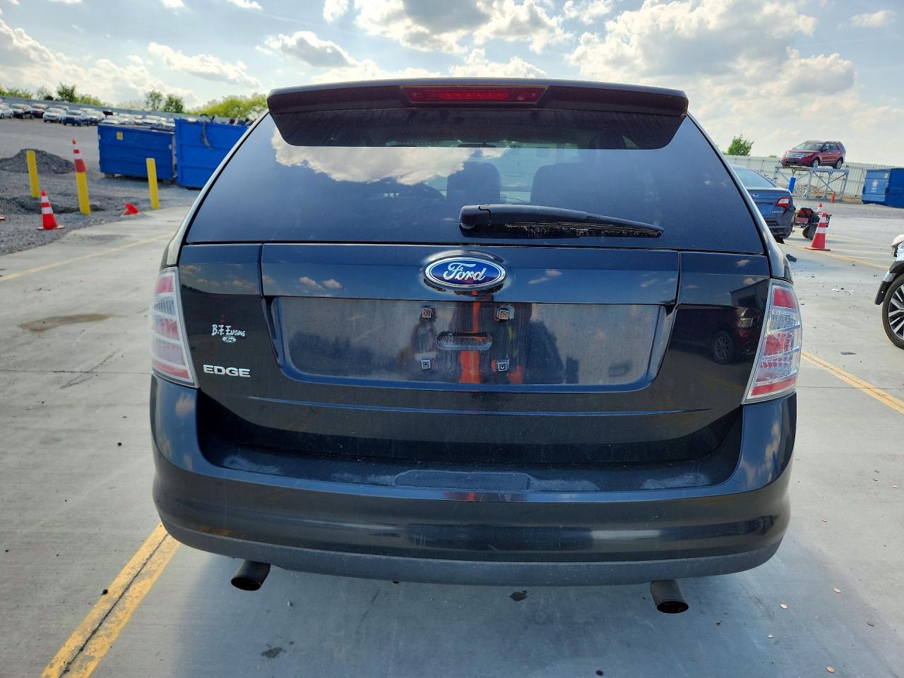 2007 Ford Edge Se Black vin: 2FMDK36C27BB34351