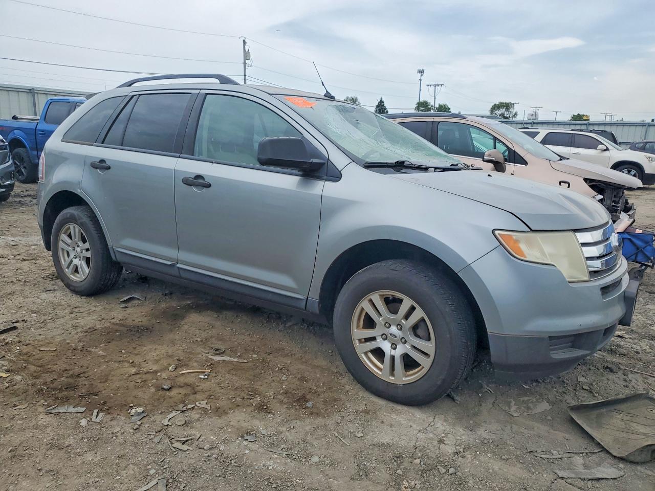 2007 Ford Edge Se Серый vin: 2FMDK36C27BB54132