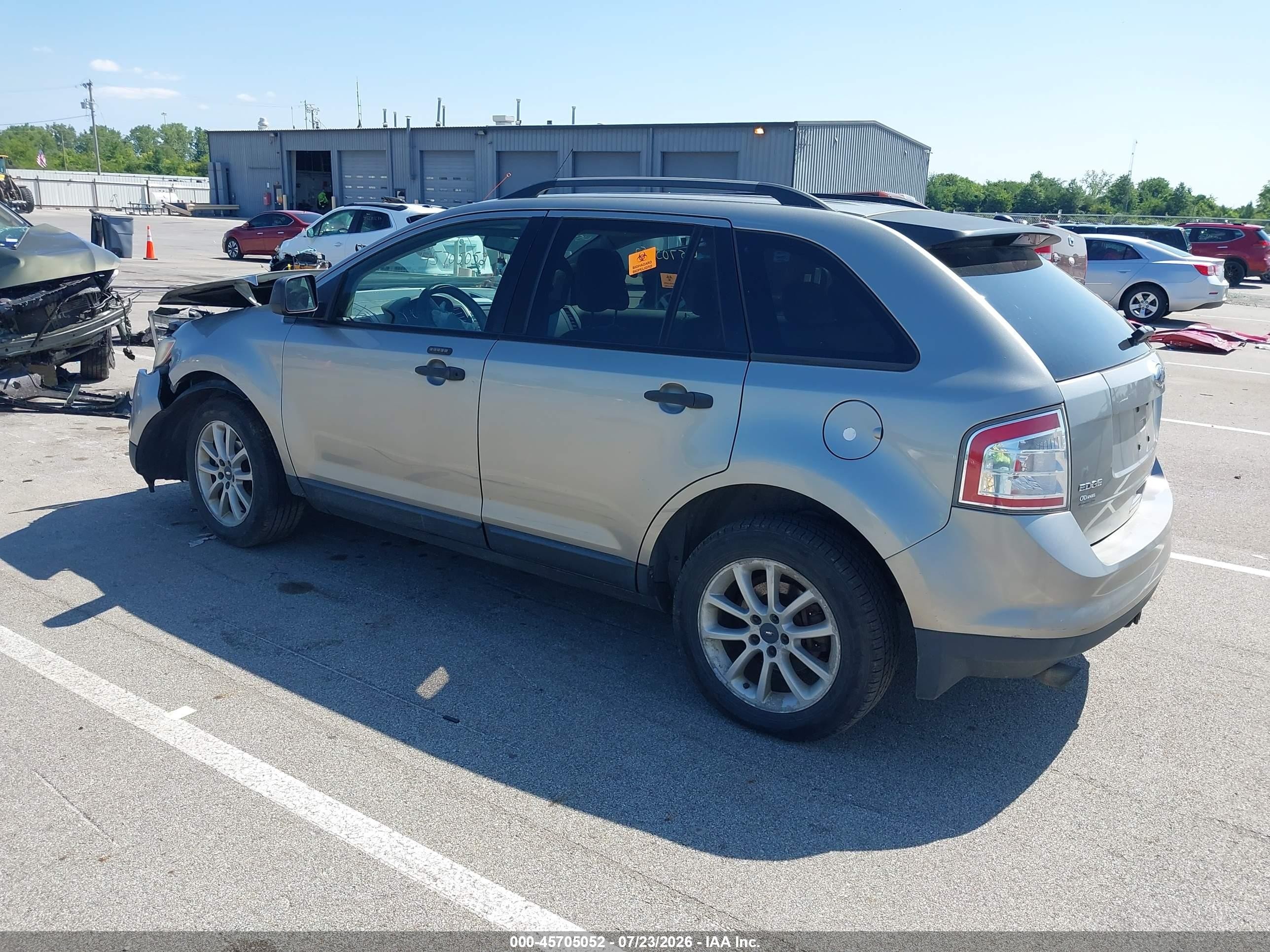 2008 Ford Edge Se Gray vin: 2FMDK36C28BA01428