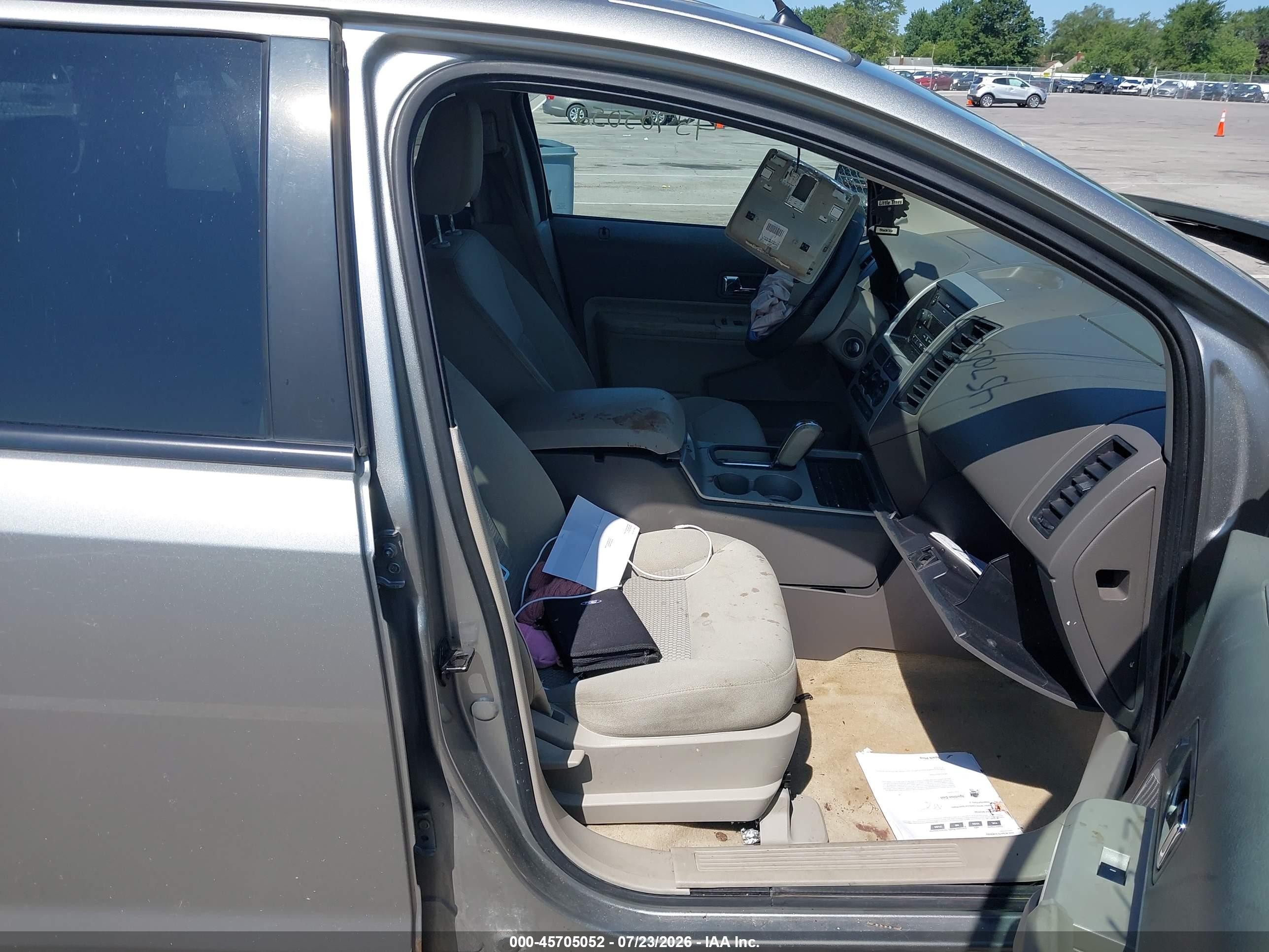 2008 Ford Edge Se Gray vin: 2FMDK36C28BA01428