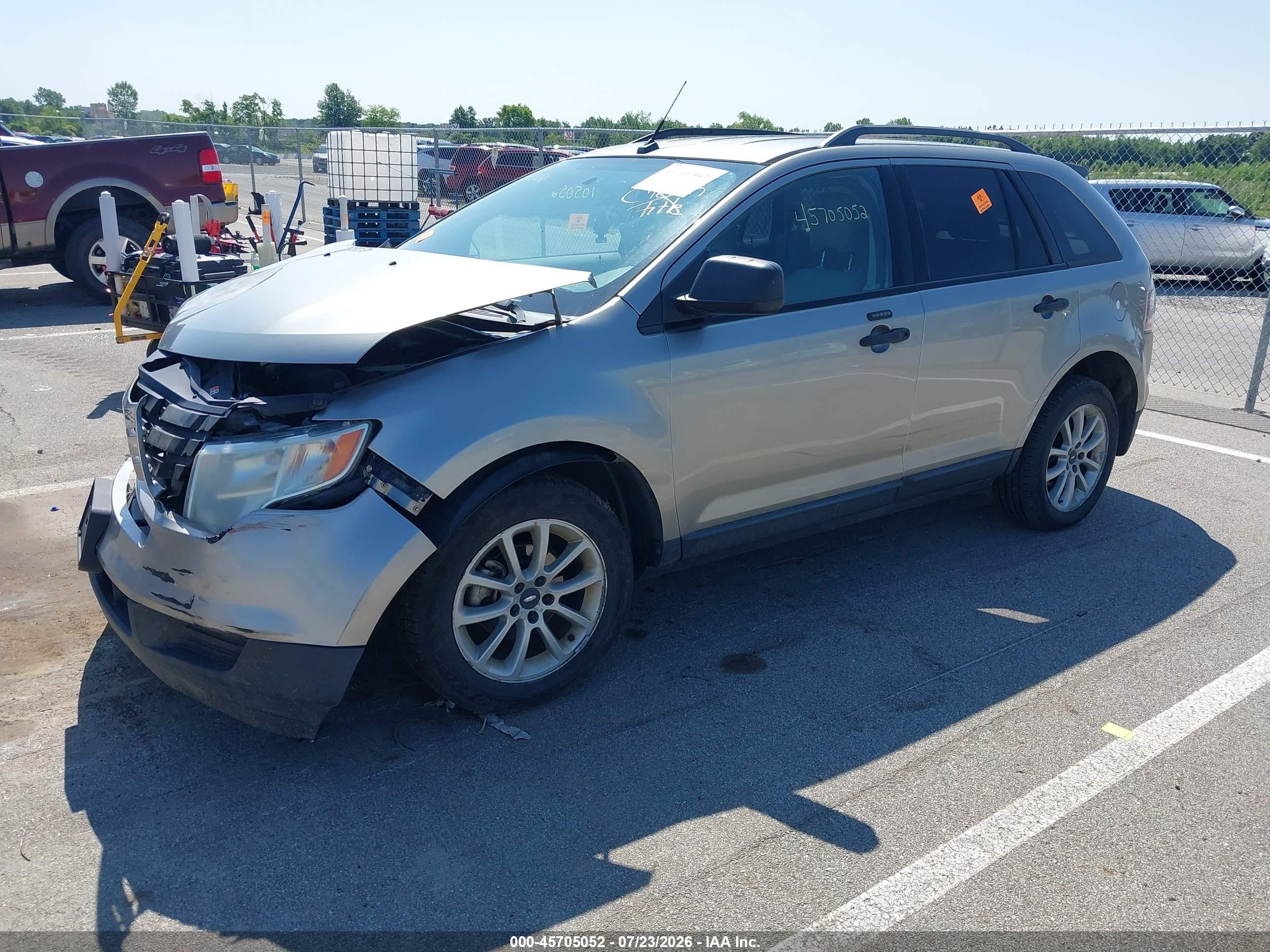 2008 Ford Edge Se Gray vin: 2FMDK36C28BA01428