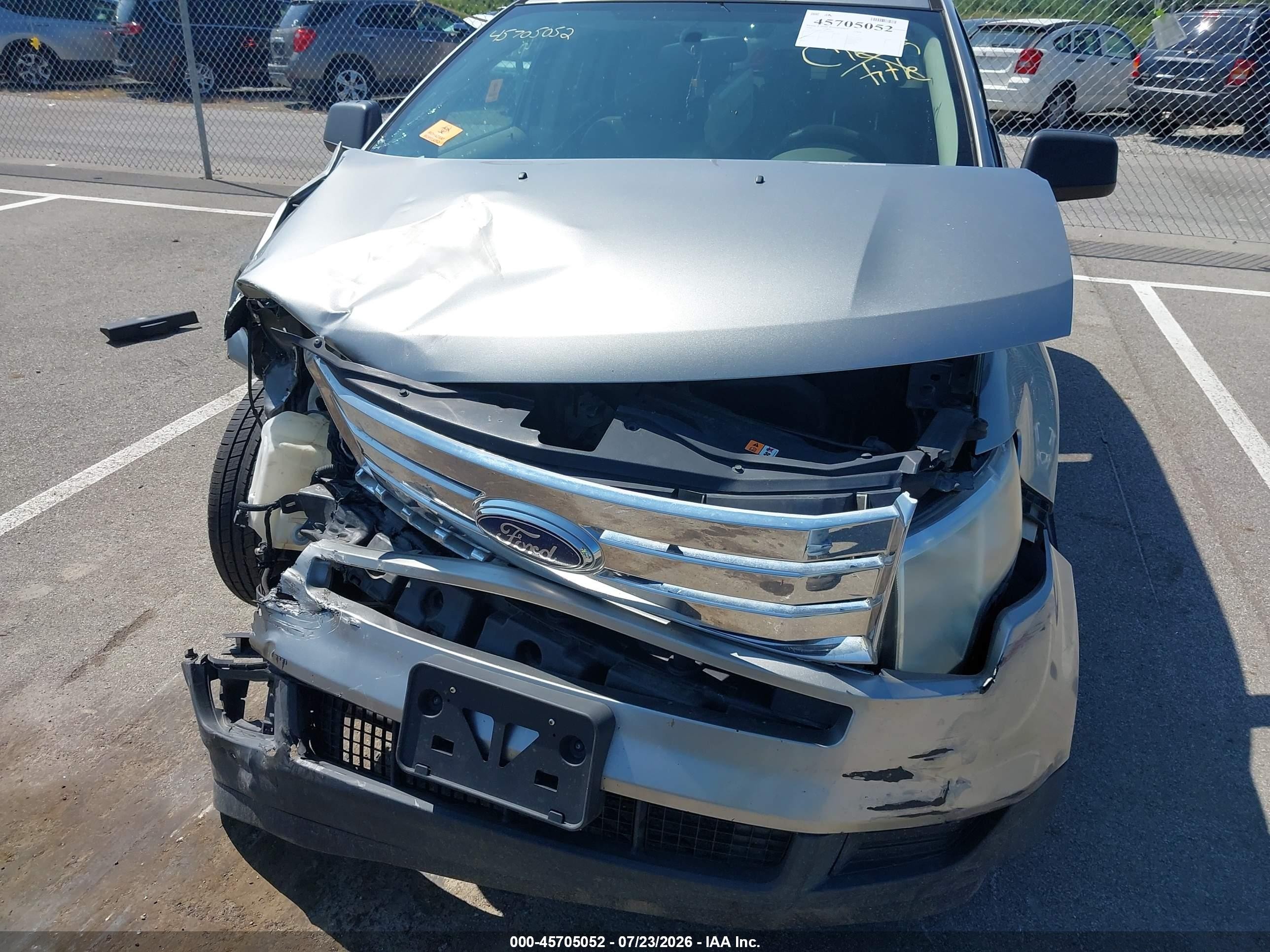 2008 Ford Edge Se Gray vin: 2FMDK36C28BA01428