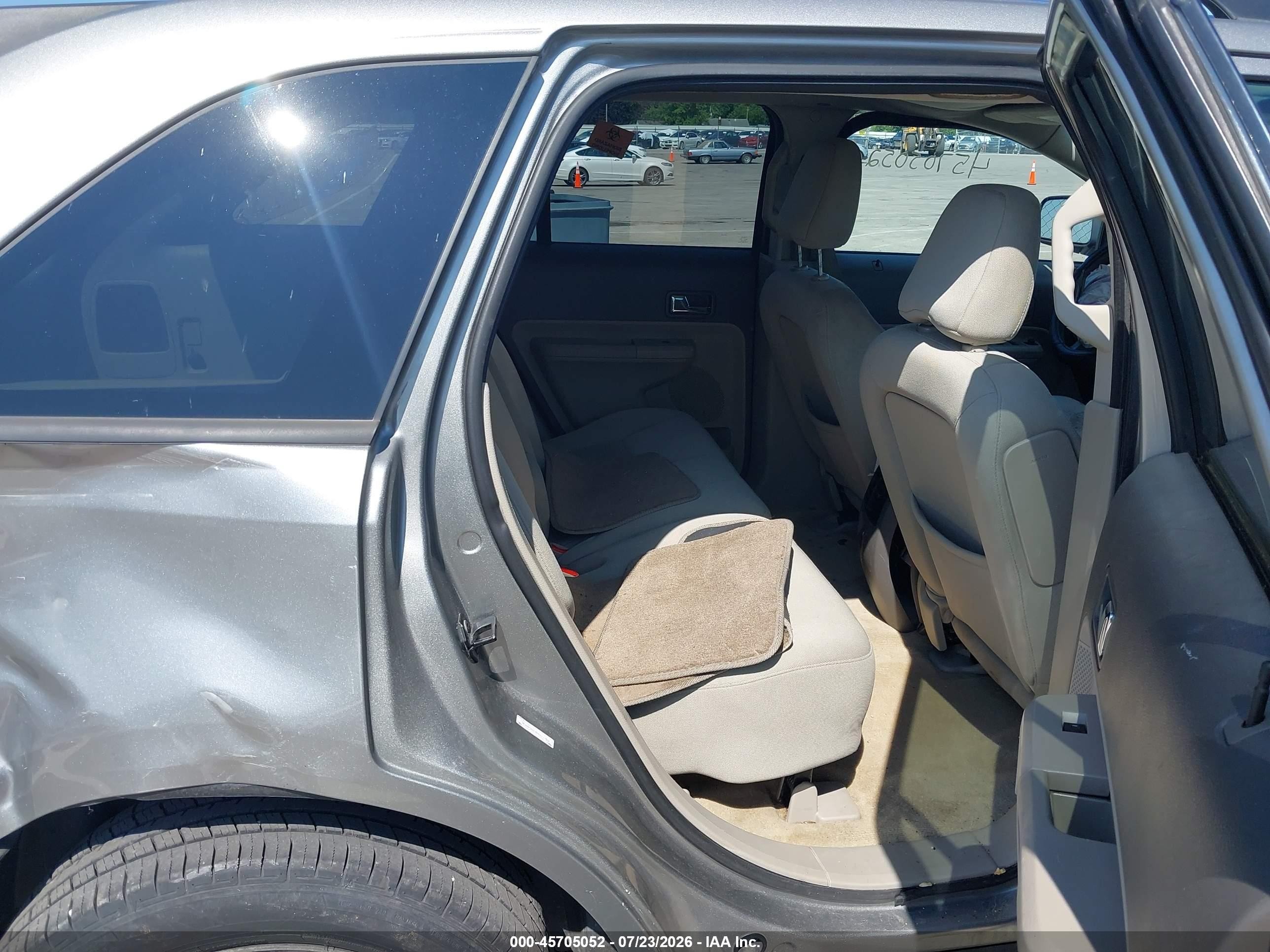 2008 Ford Edge Se Gray vin: 2FMDK36C28BA01428