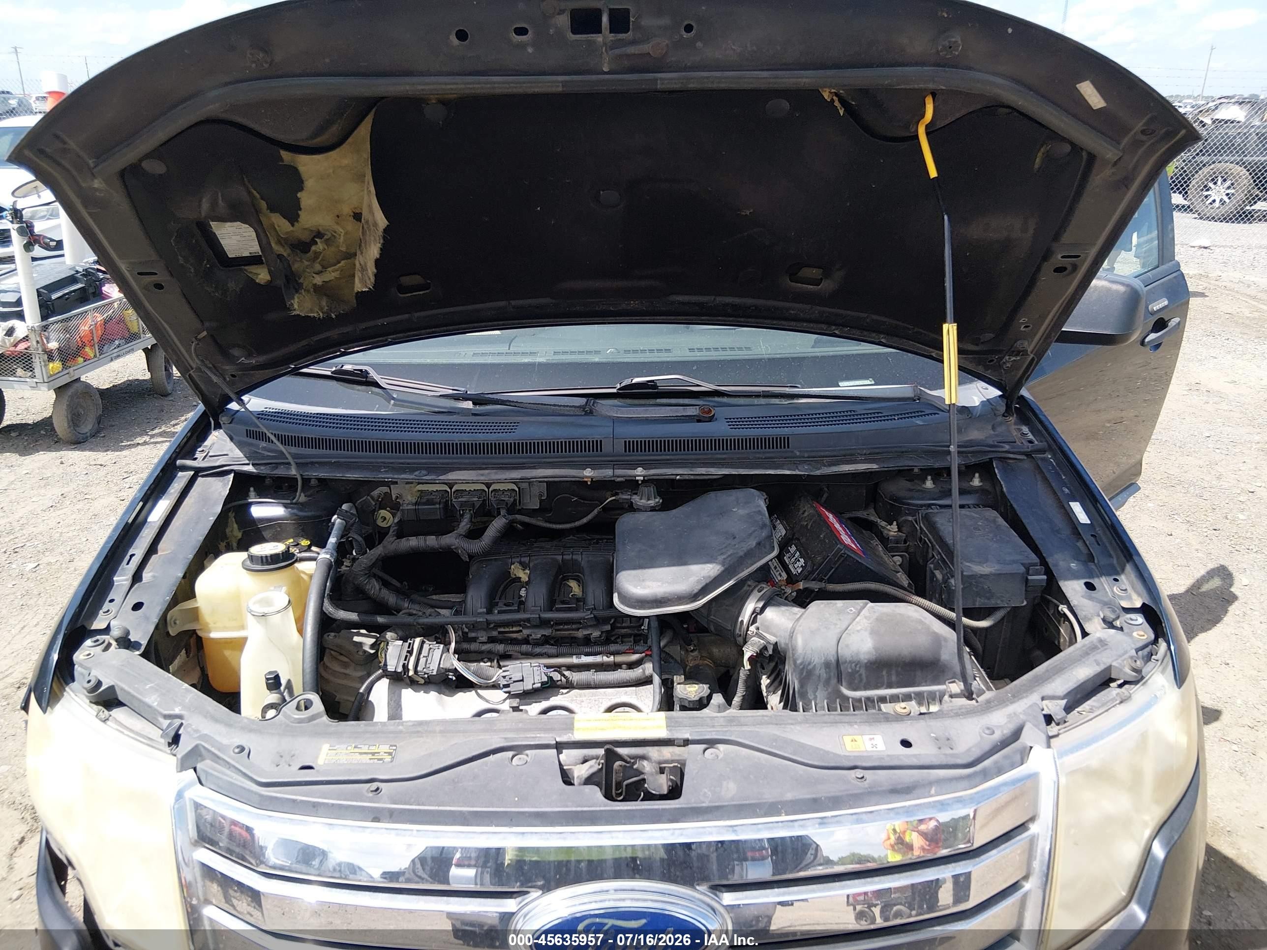 2008 Ford Edge Se Black vin: 2FMDK36C28BA27754