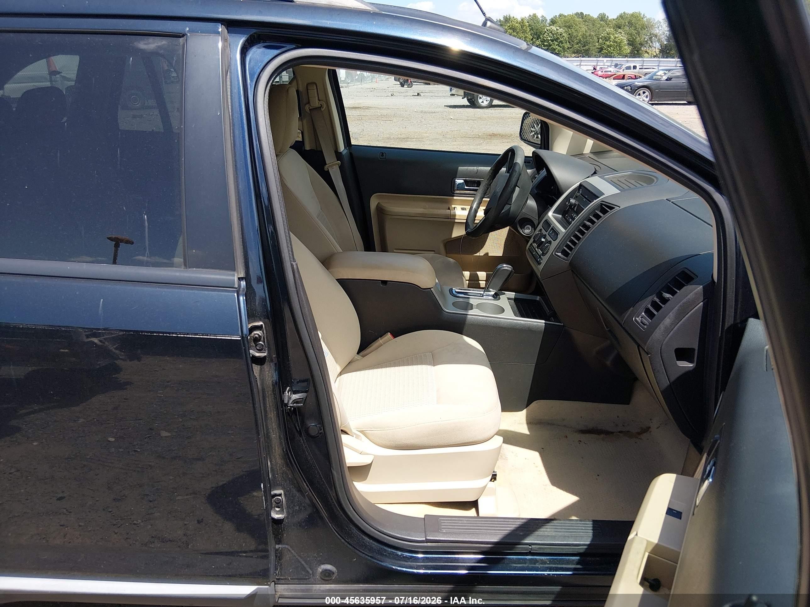 2008 Ford Edge Se Black vin: 2FMDK36C28BA27754