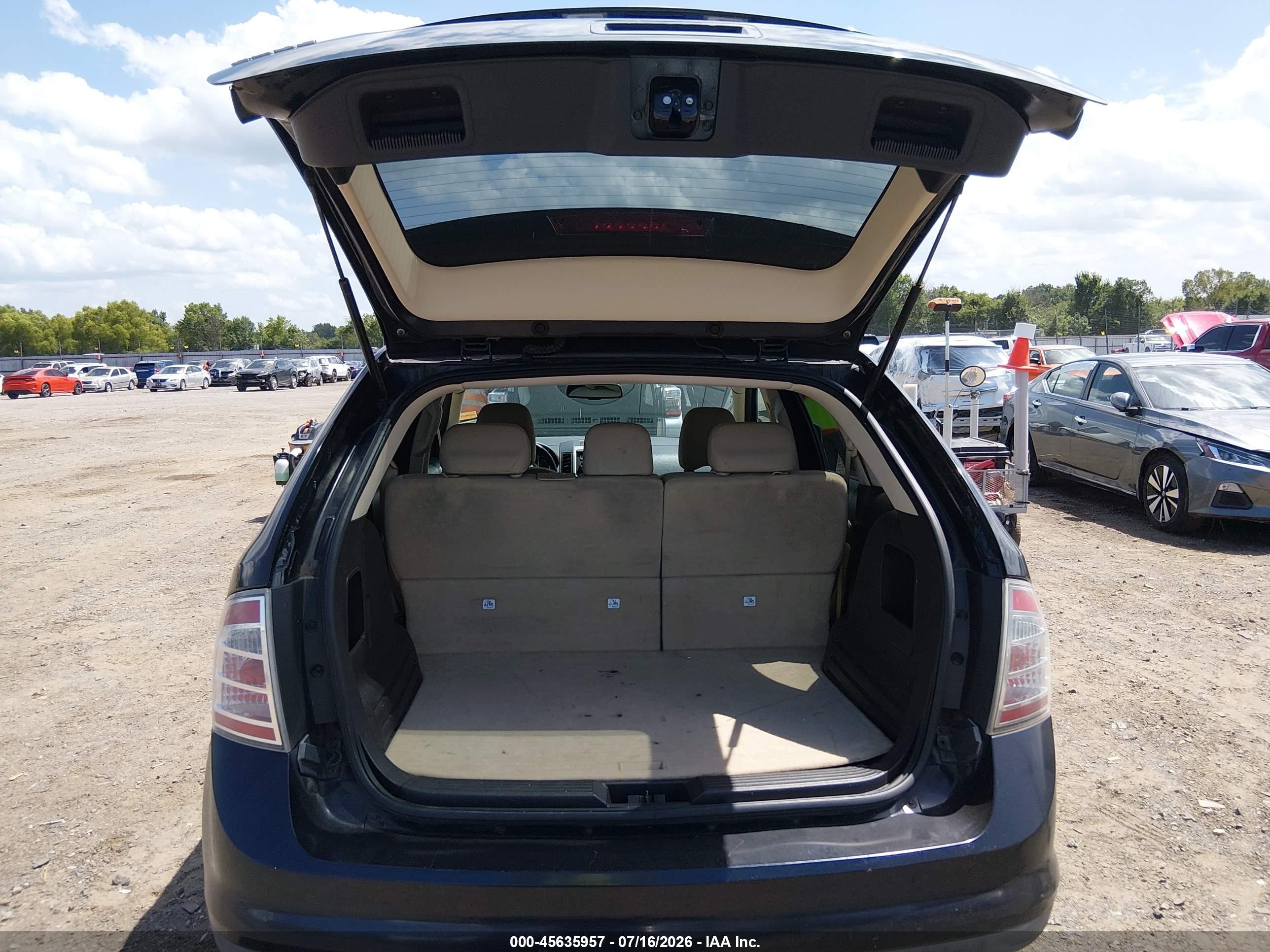 2008 Ford Edge Se Black vin: 2FMDK36C28BA27754
