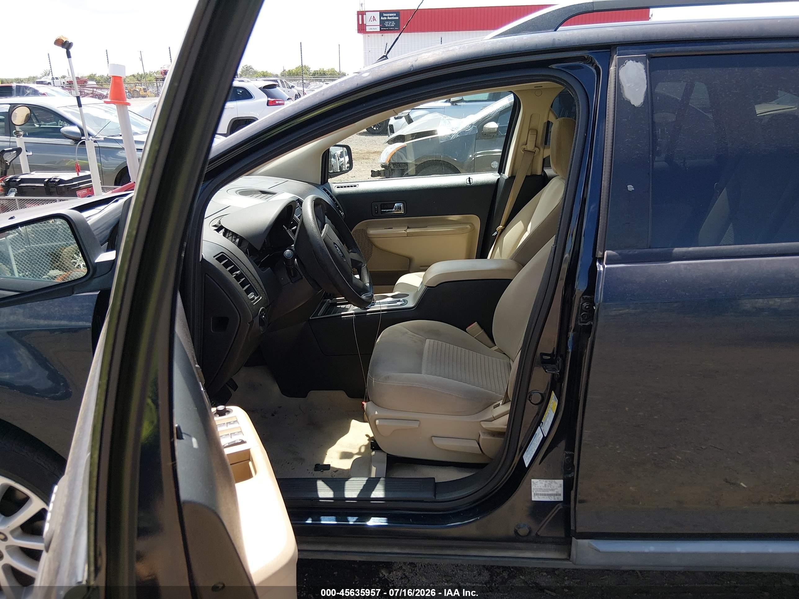 2008 Ford Edge Se Black vin: 2FMDK36C28BA27754