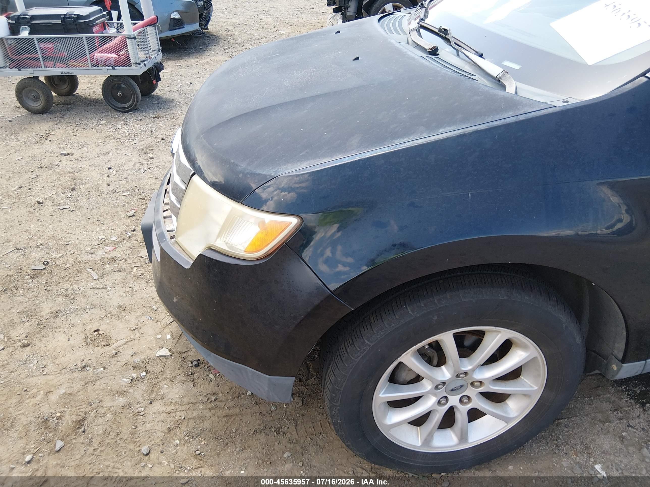 2008 Ford Edge Se Black vin: 2FMDK36C28BA27754
