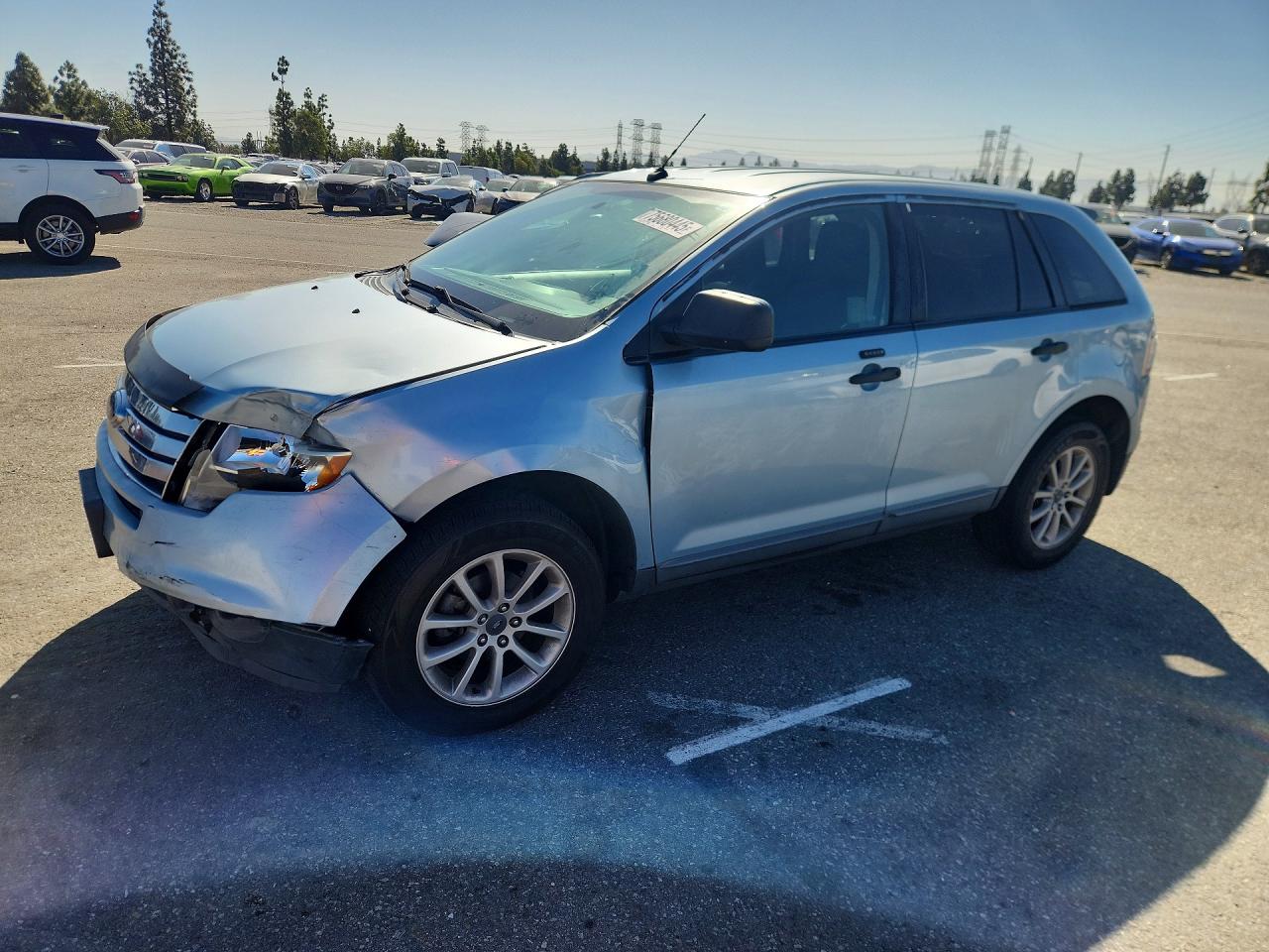 2008 Ford Edge Se Blue vin: 2FMDK36C28BA94838