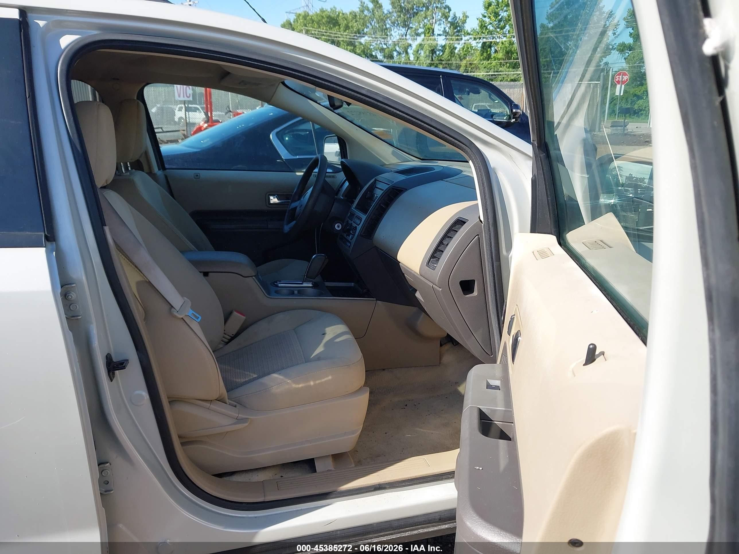 2007 Ford Edge Se White vin: 2FMDK36C37BB34228