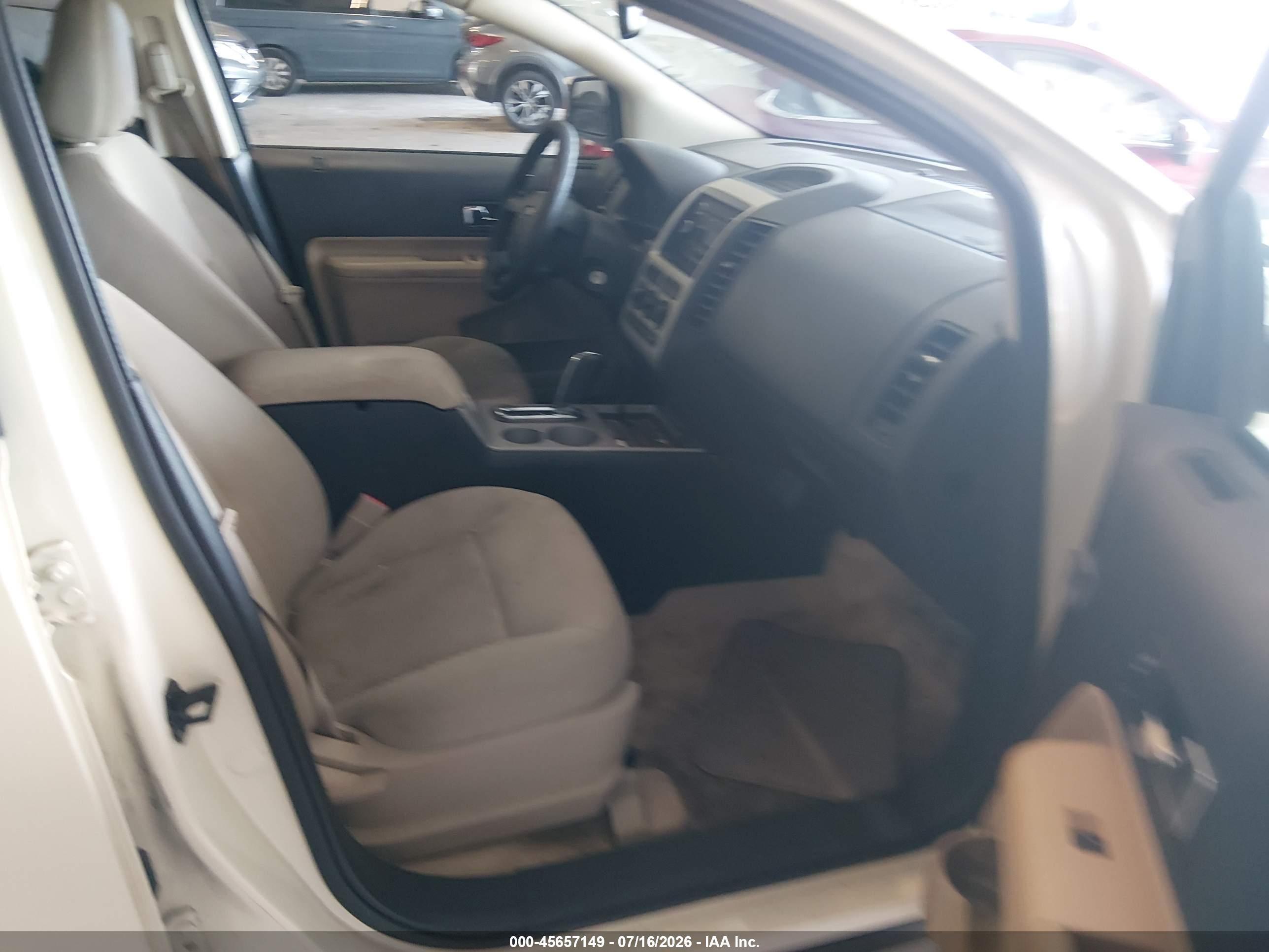 2008 Ford Edge Se White vin: 2FMDK36C38BA01454