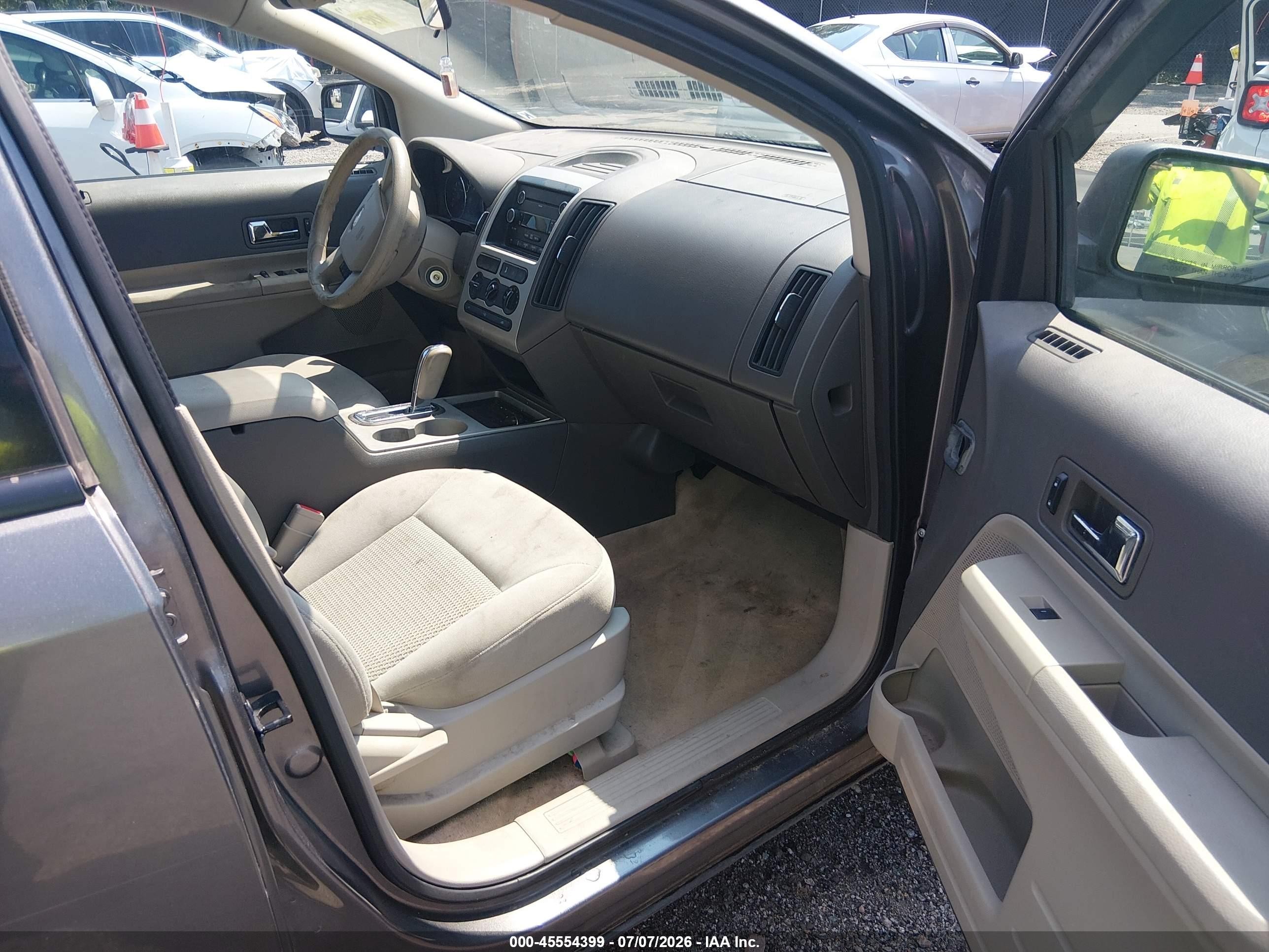 2009 Ford Edge Se Gray vin: 2FMDK36C39BA85437