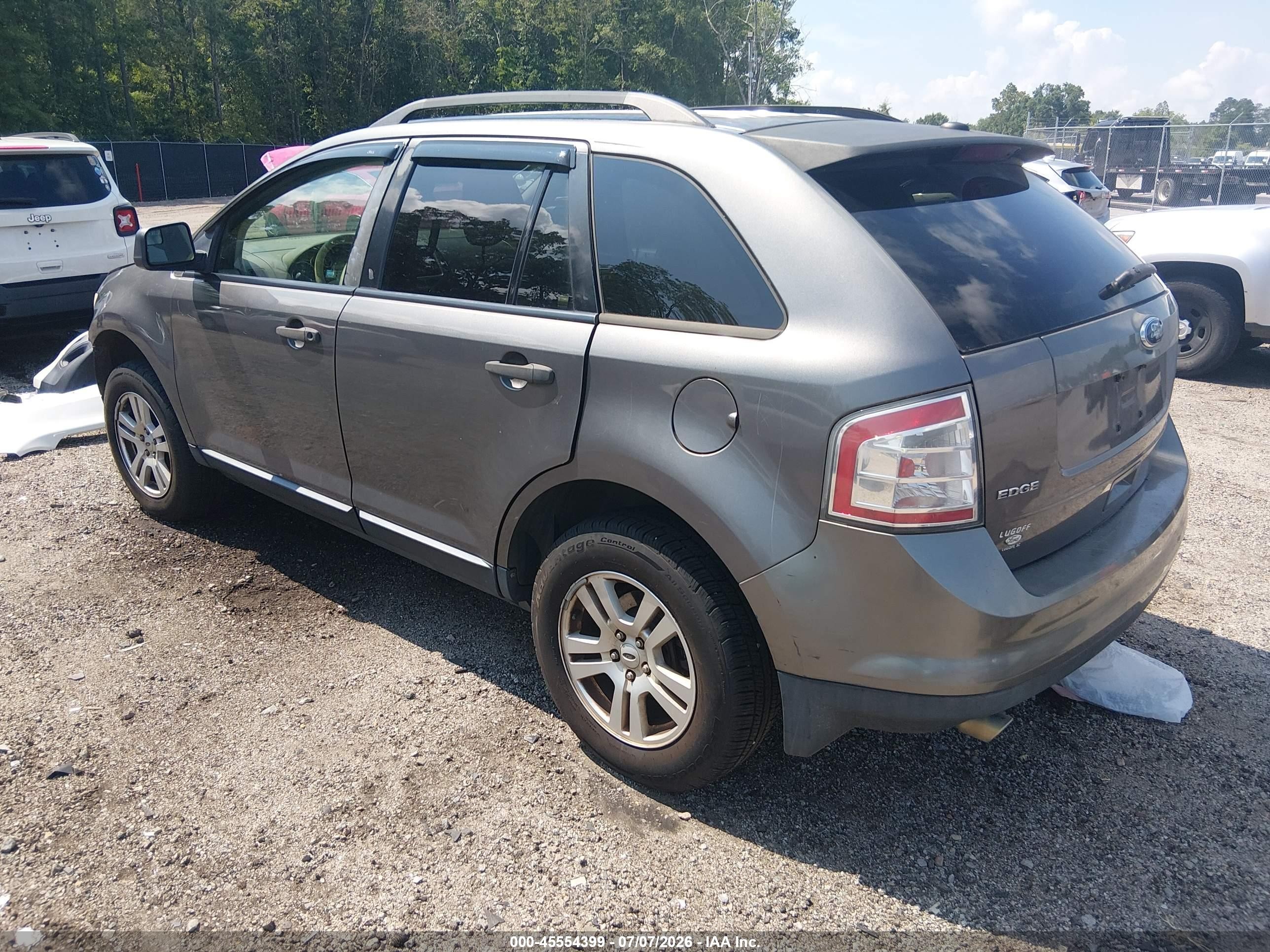 2009 Ford Edge Se Gray vin: 2FMDK36C39BA85437
