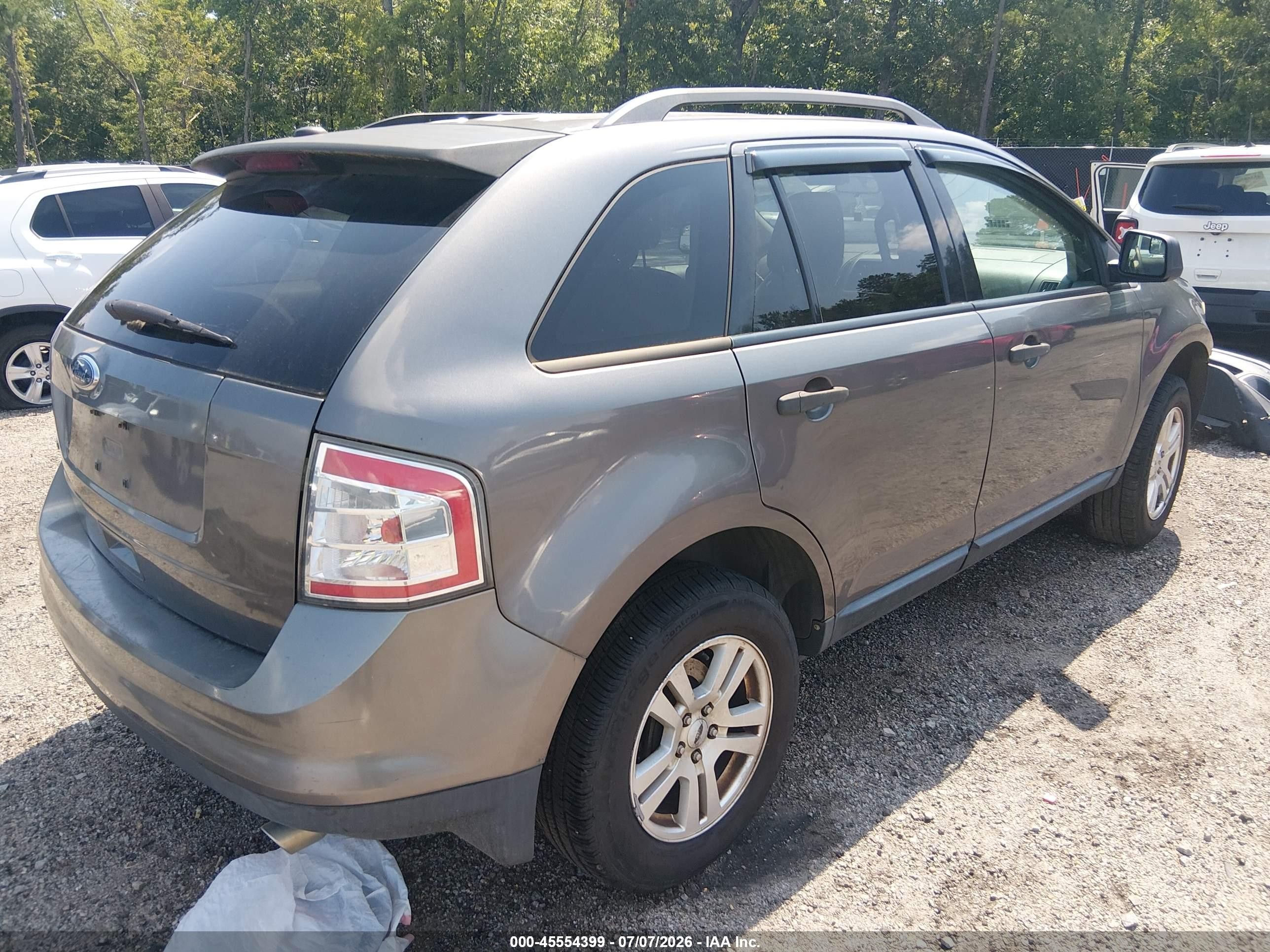 2009 Ford Edge Se Gray vin: 2FMDK36C39BA85437