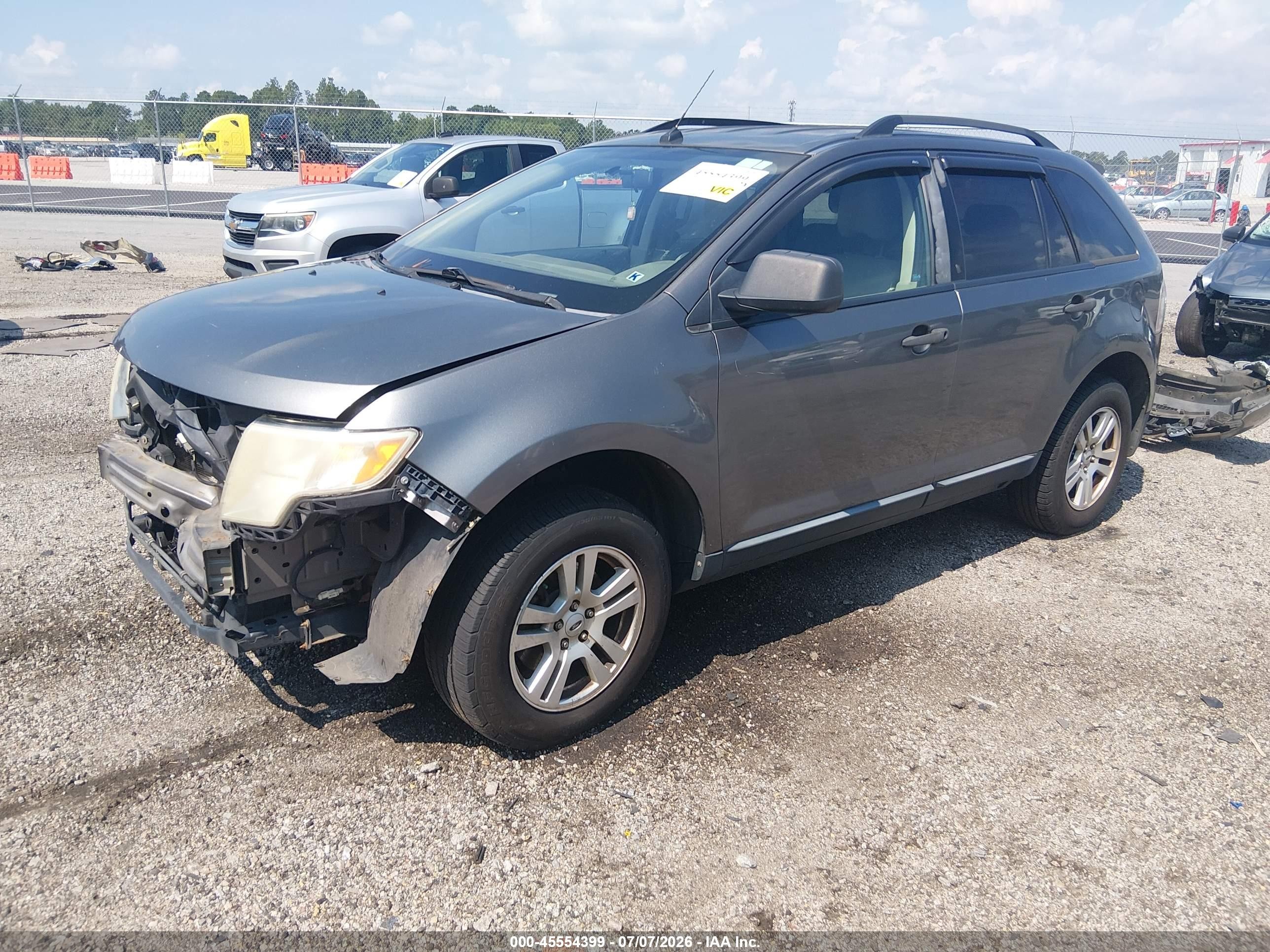 2009 Ford Edge Se Gray vin: 2FMDK36C39BA85437