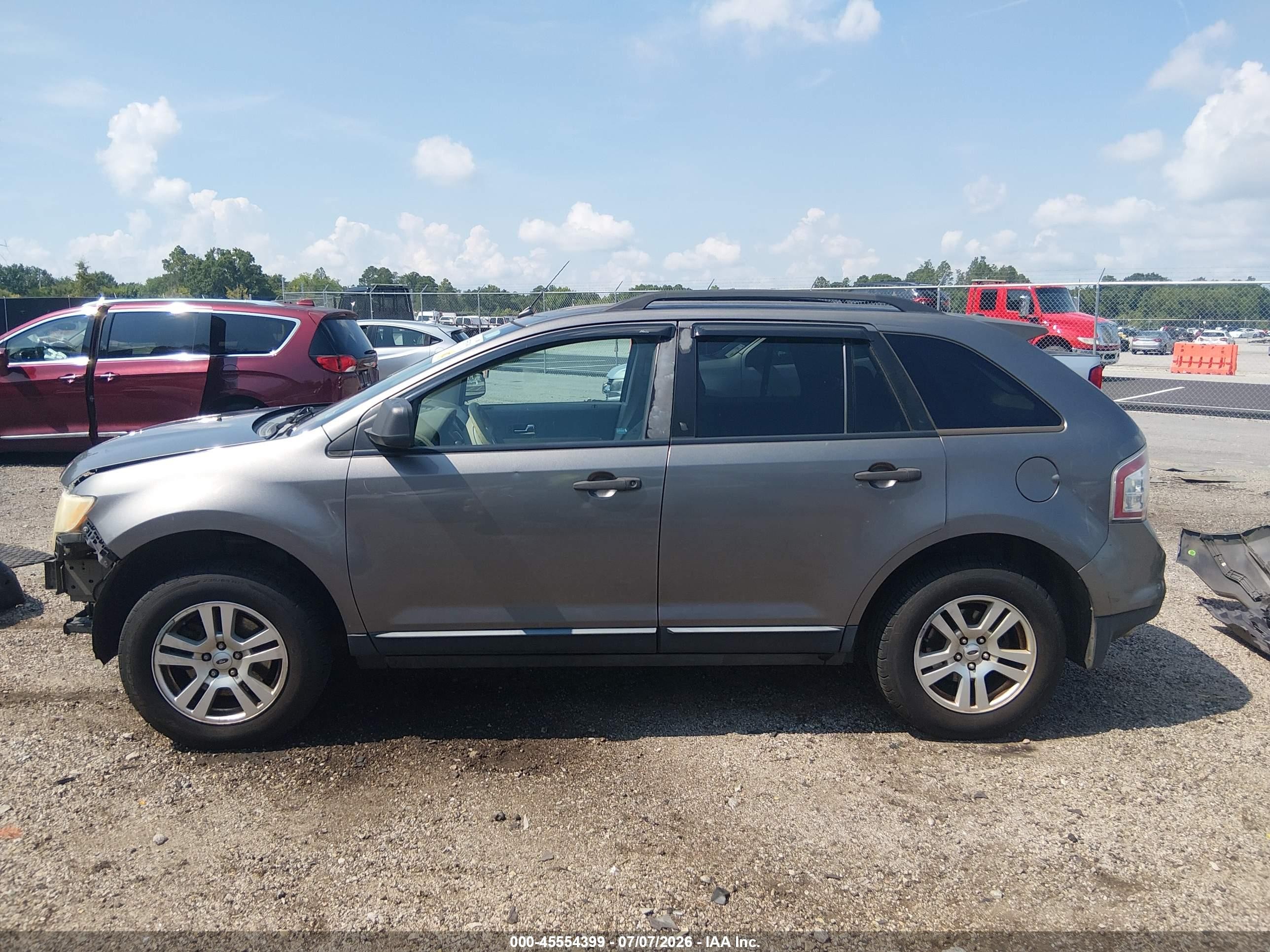 2009 Ford Edge Se Gray vin: 2FMDK36C39BA85437