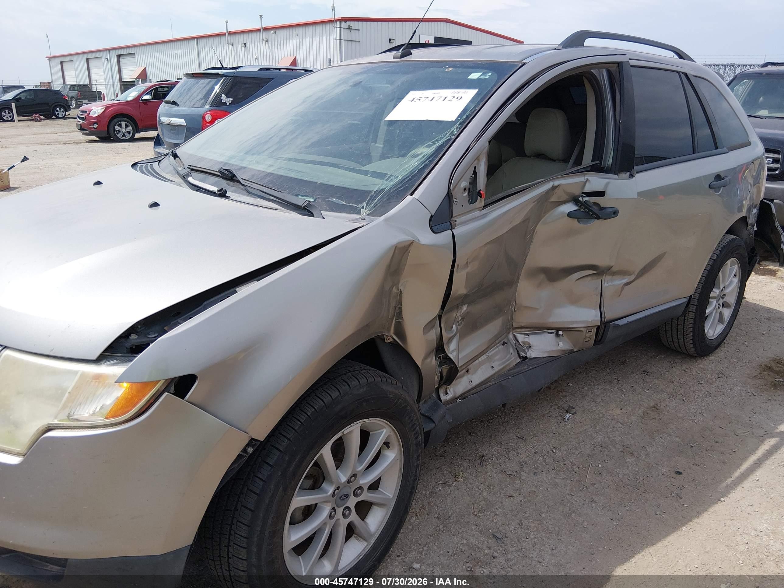 2008 Ford Edge Se Серый vin: 2FMDK36C48BA16867