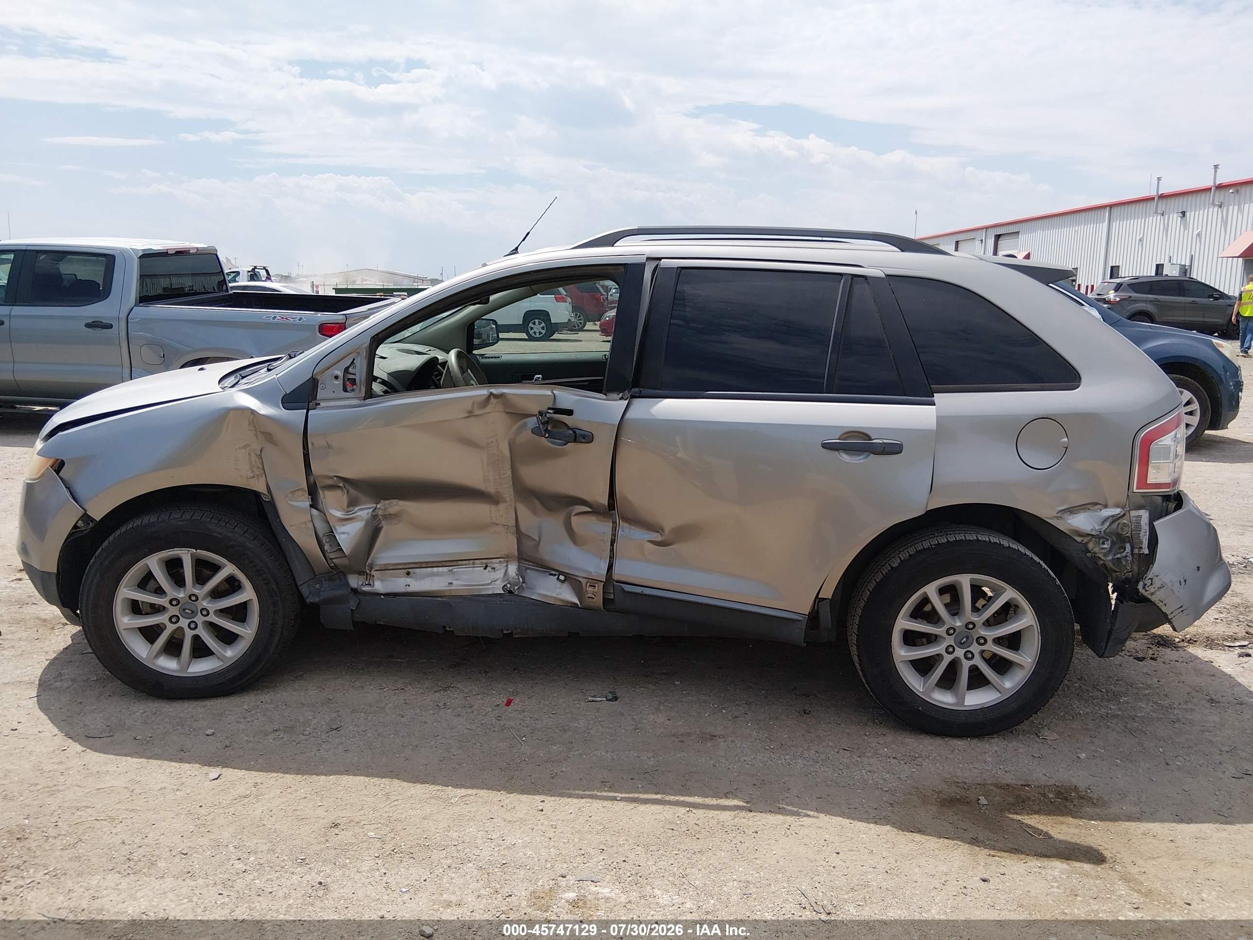 2008 Ford Edge Se Серый vin: 2FMDK36C48BA16867