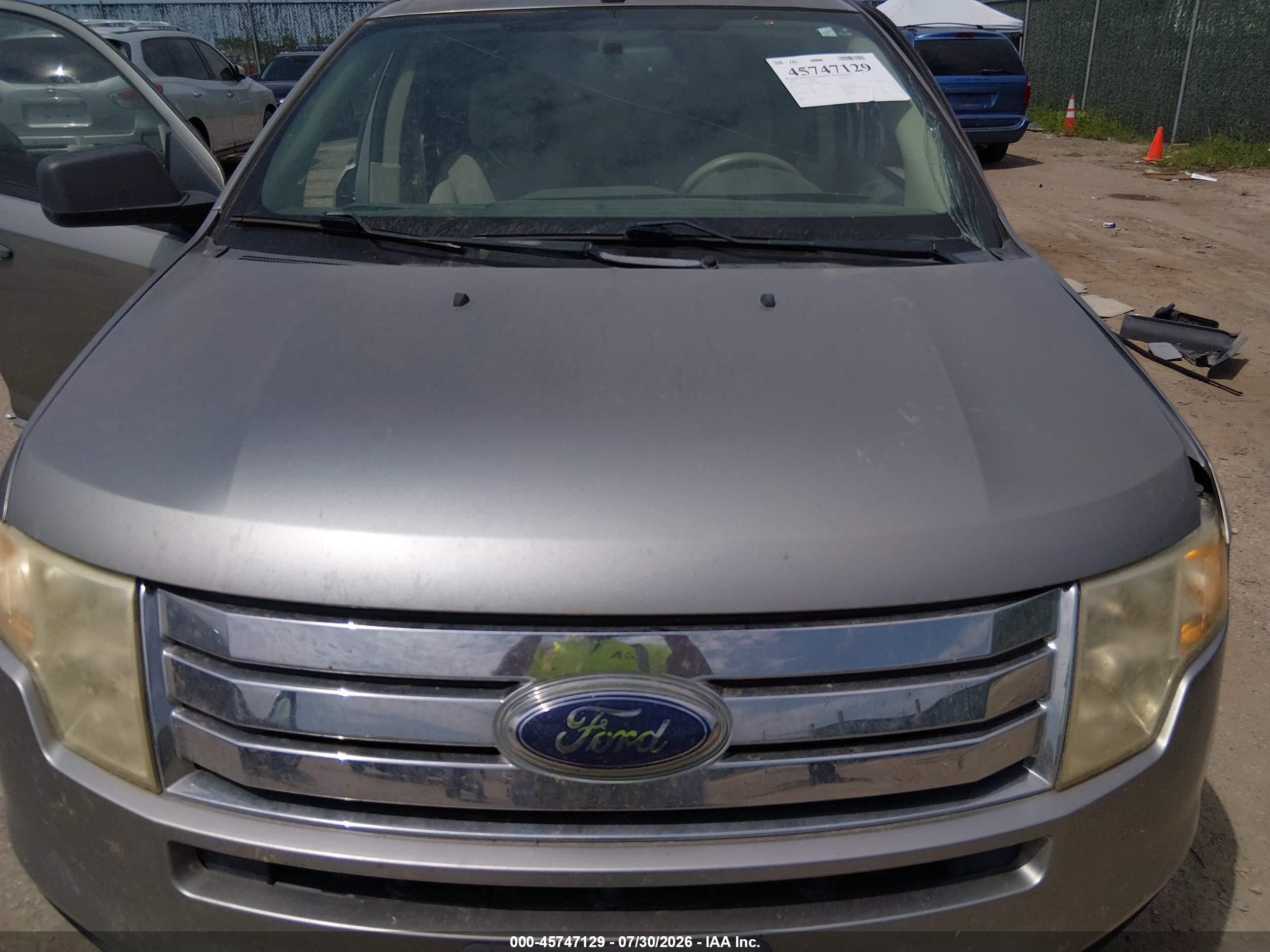 2008 Ford Edge Se Серый vin: 2FMDK36C48BA16867