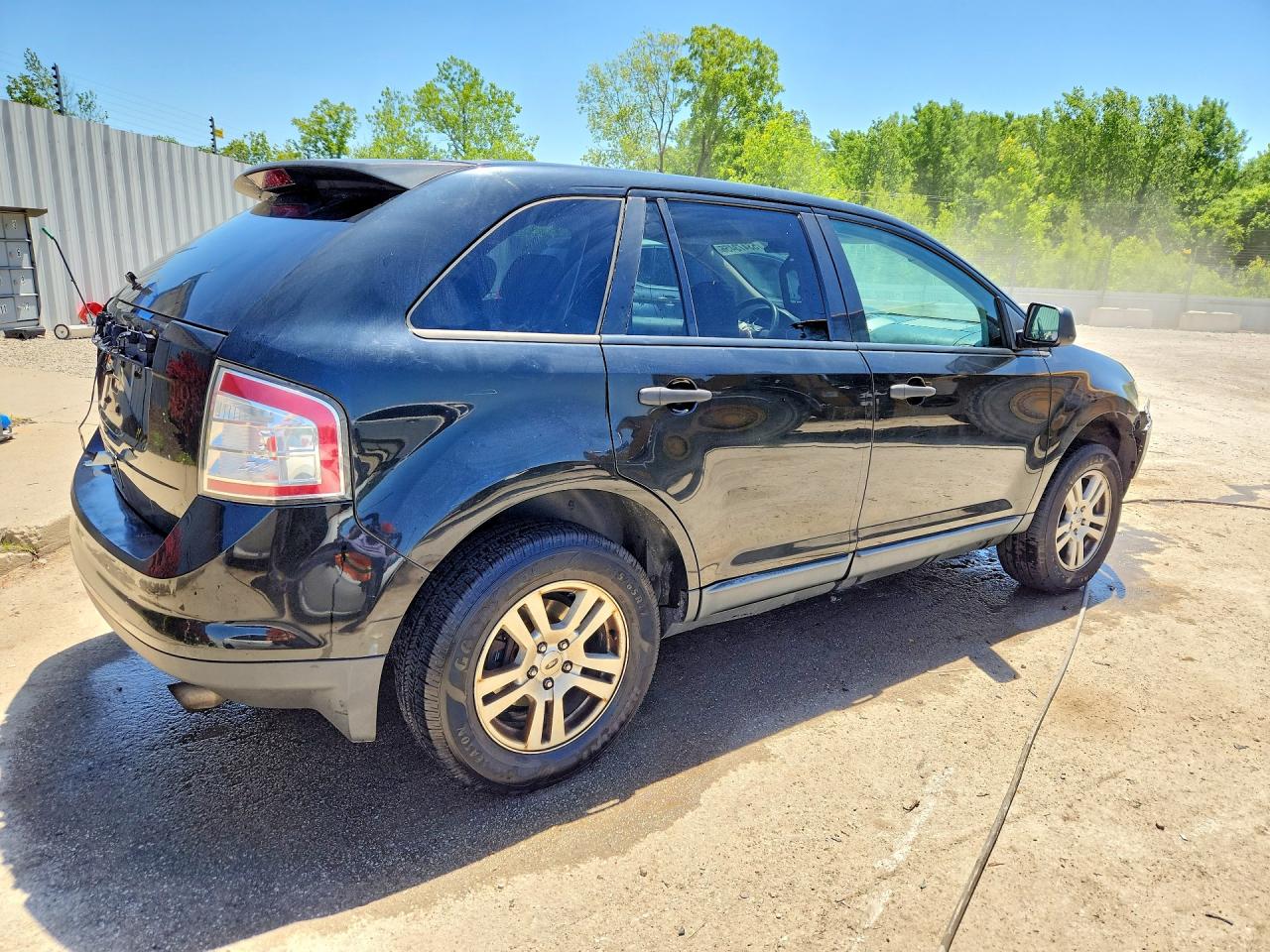 2008 Ford Edge Se Black vin: 2FMDK36C48BA26542