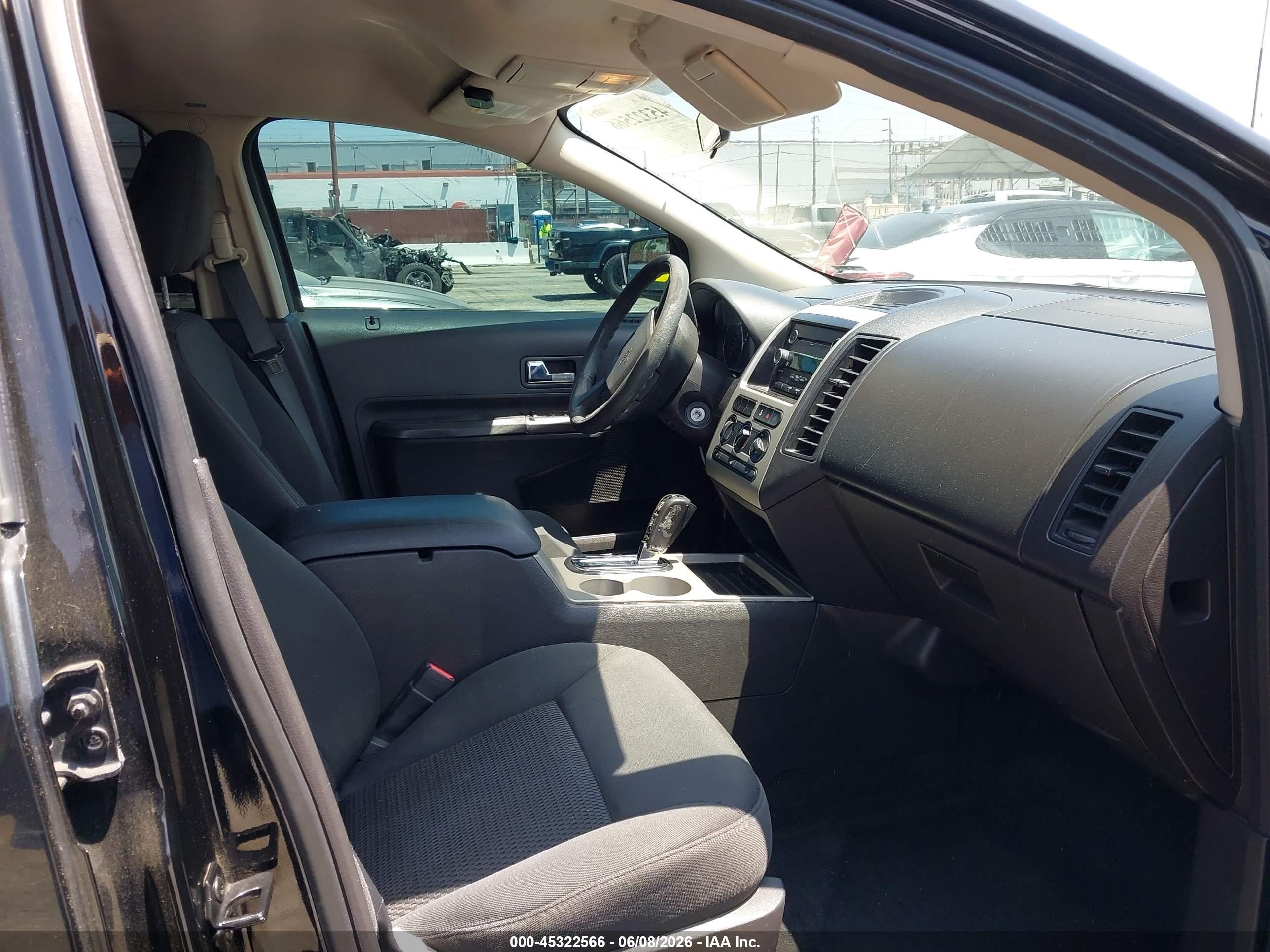 2008 Ford Edge Se Black vin: 2FMDK36C48BA88278
