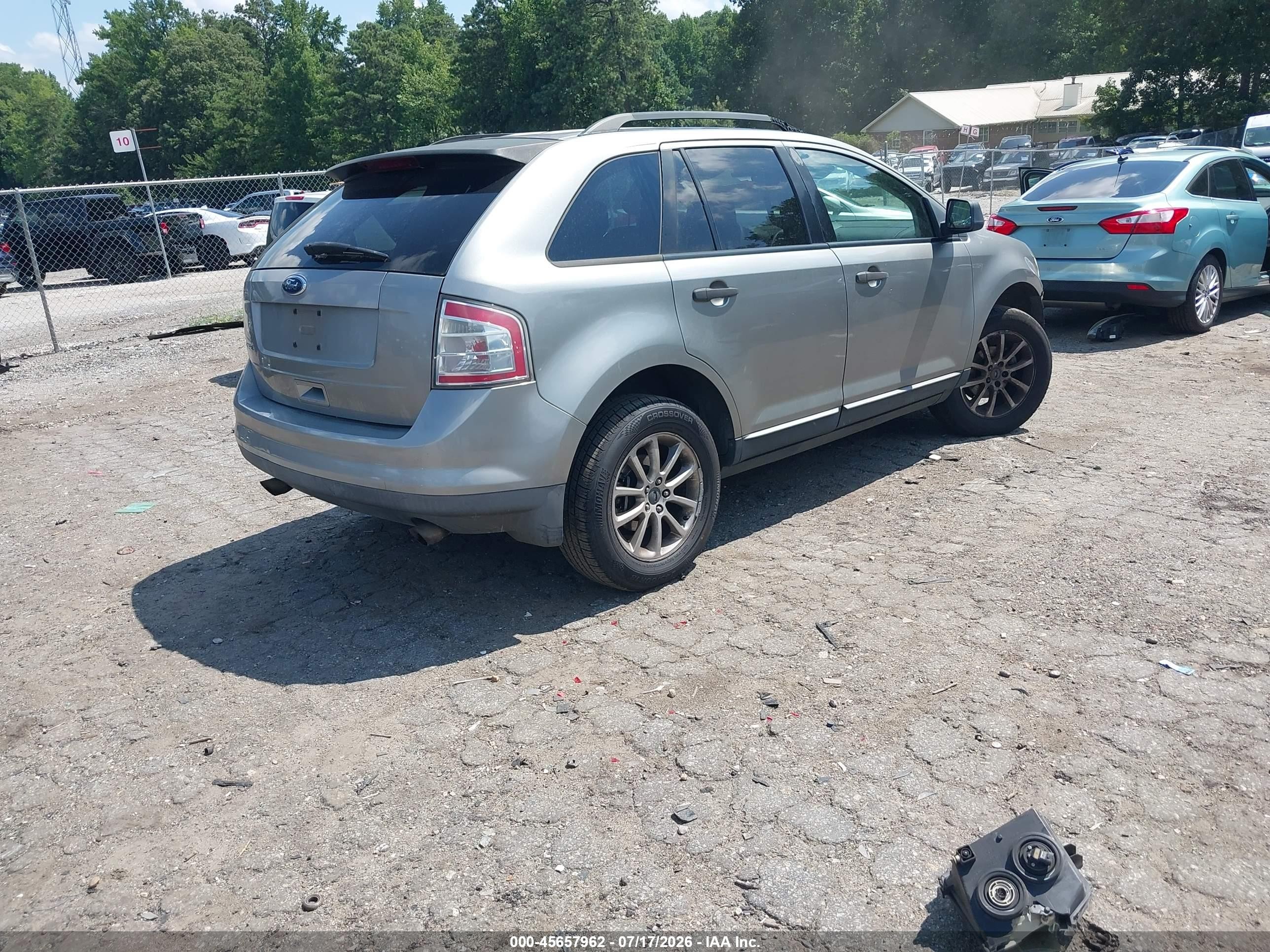 2008 Ford Edge Se Gray vin: 2FMDK36C48BB29069