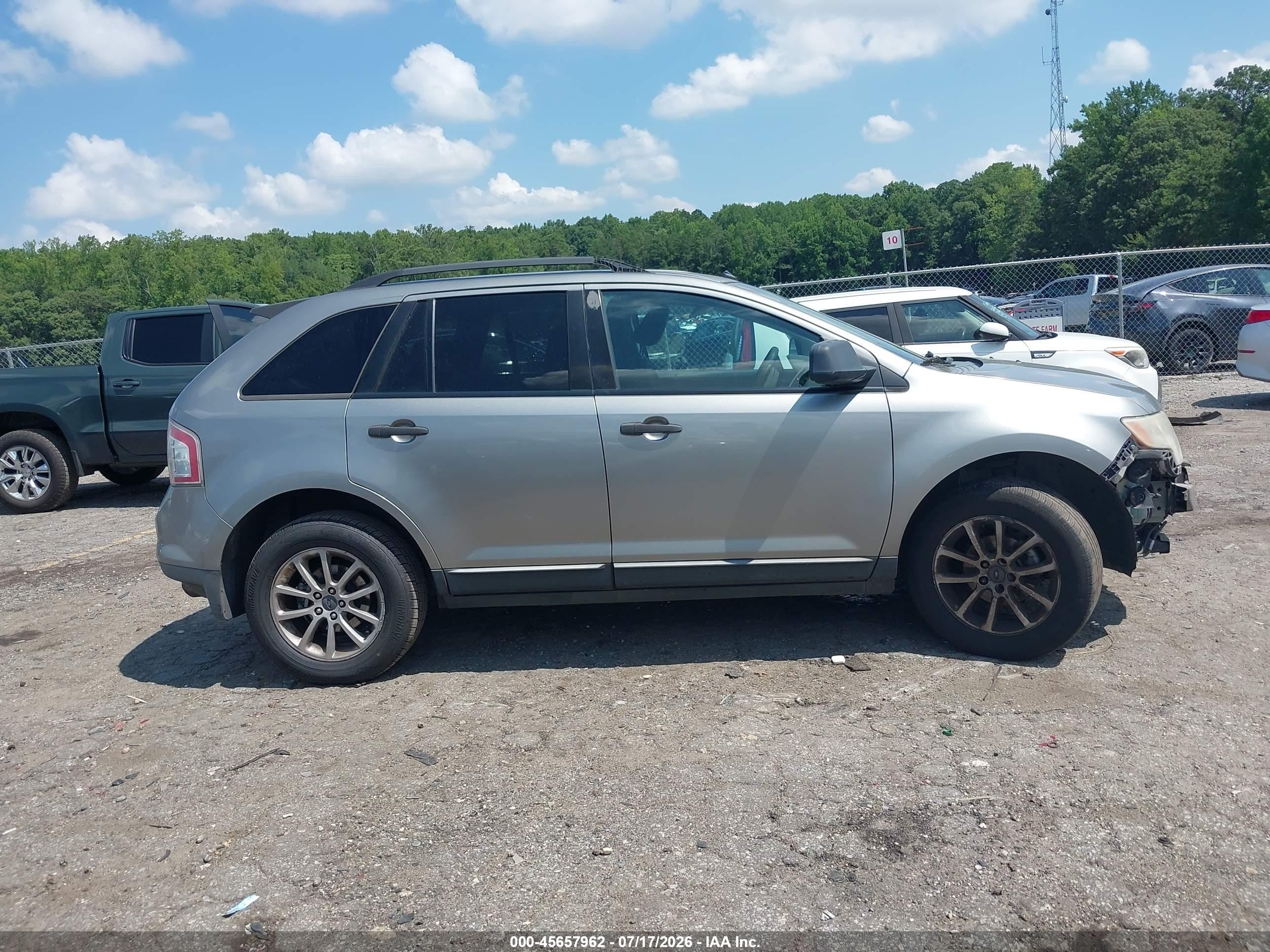 2008 Ford Edge Se Gray vin: 2FMDK36C48BB29069