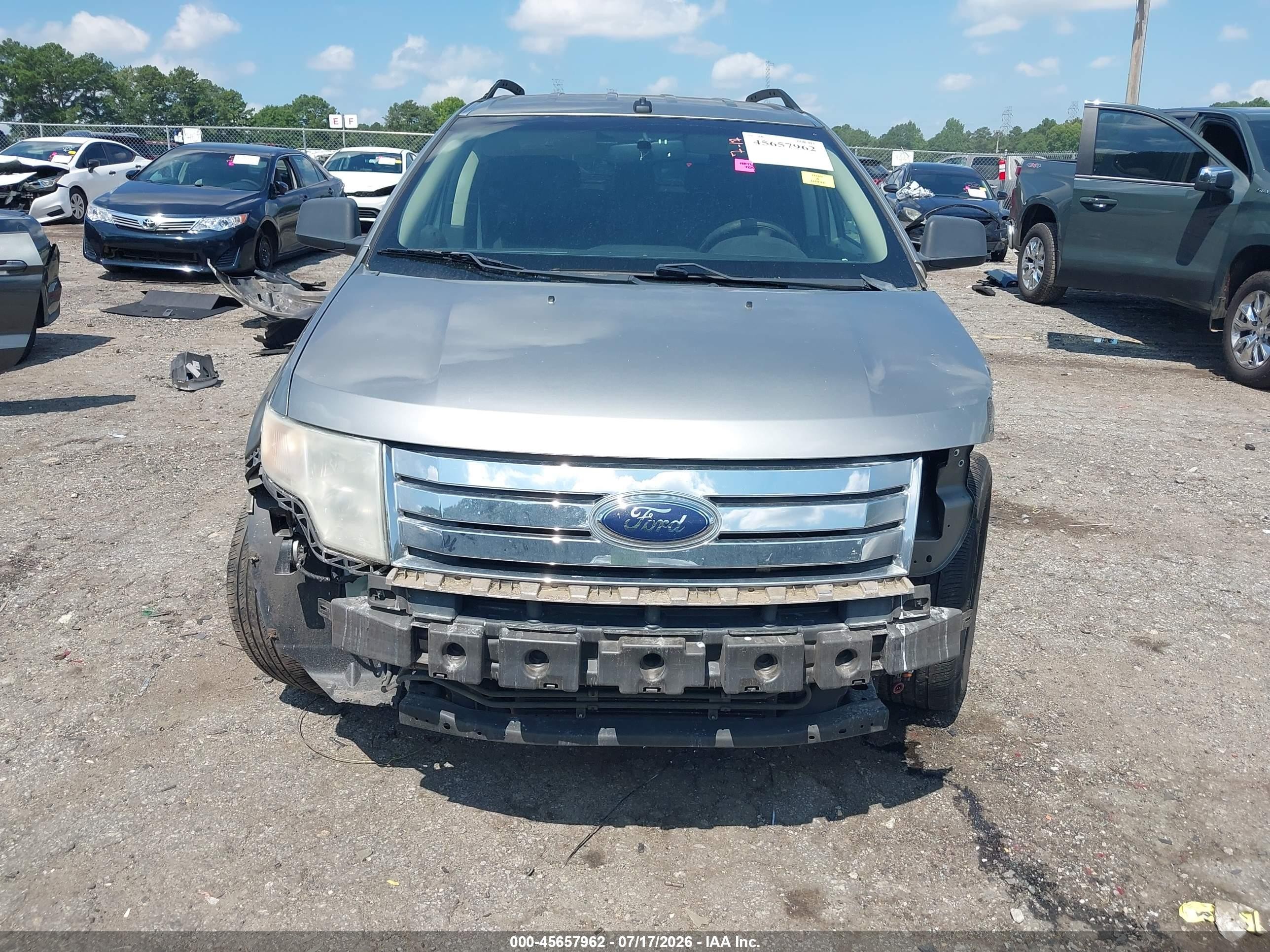 2008 Ford Edge Se Gray vin: 2FMDK36C48BB29069