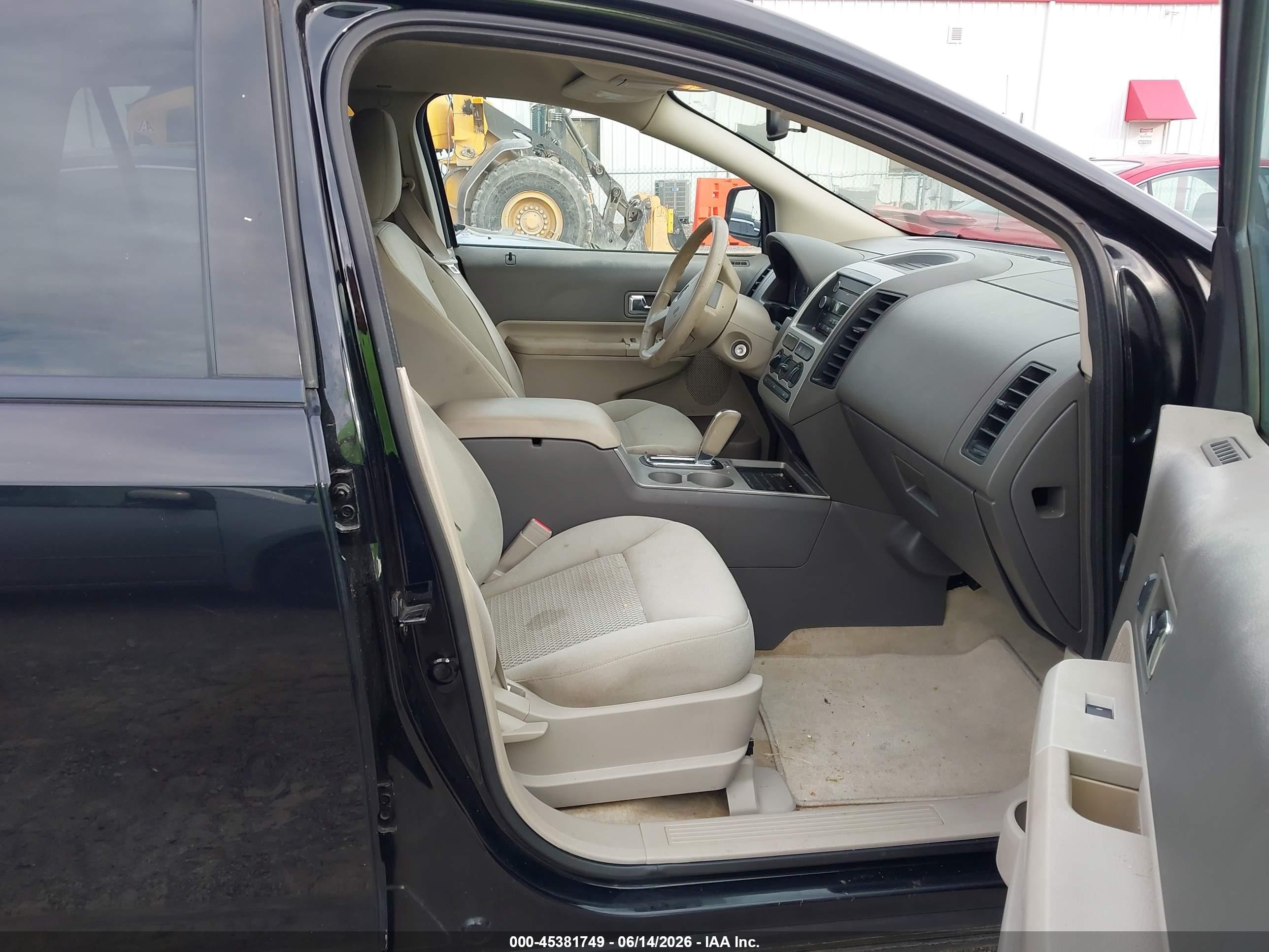 2008 Ford Edge Se Black vin: 2FMDK36C58BA42197