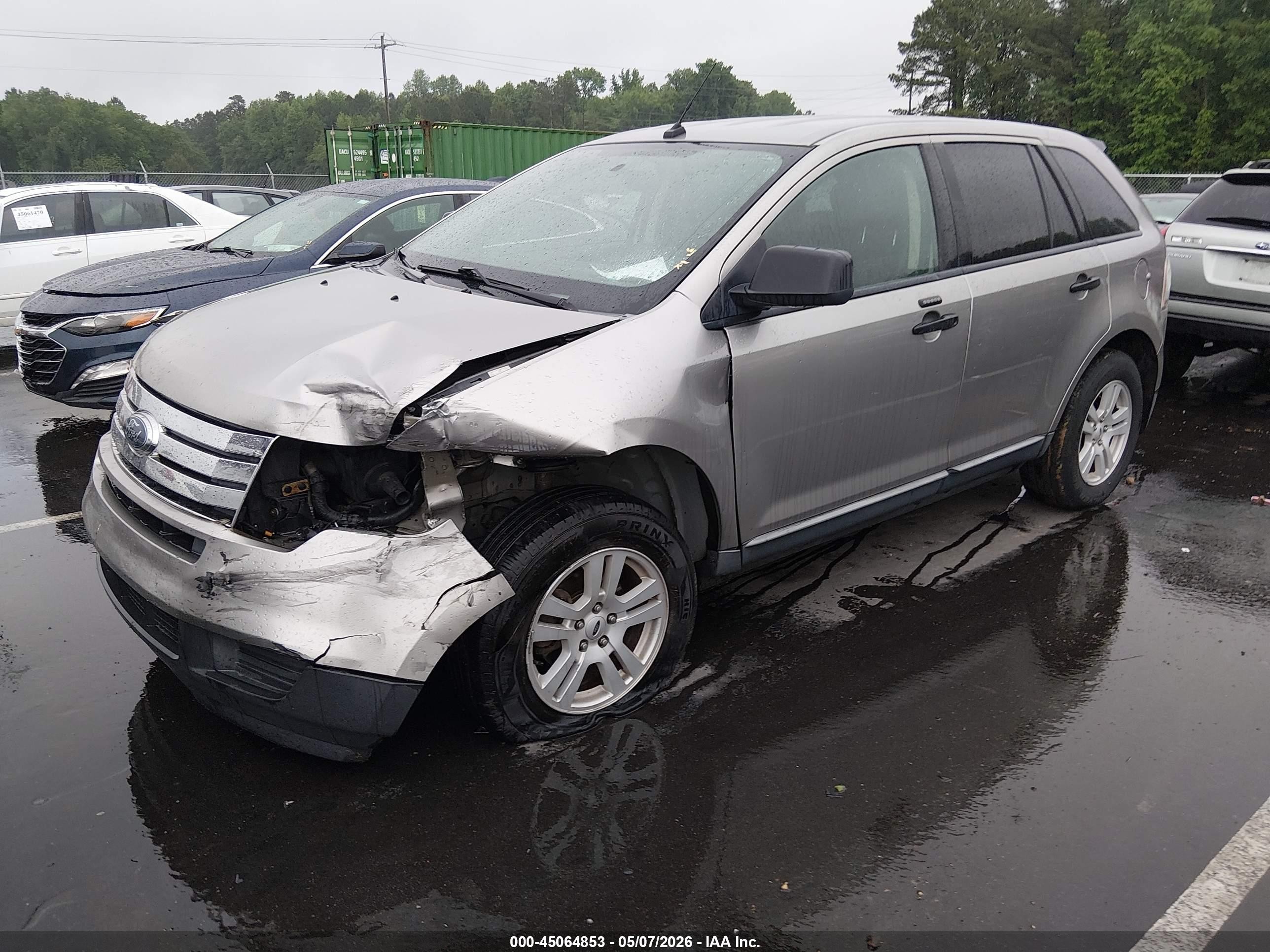 2008 Ford Edge Se Silver vin: 2FMDK36C58BA72252