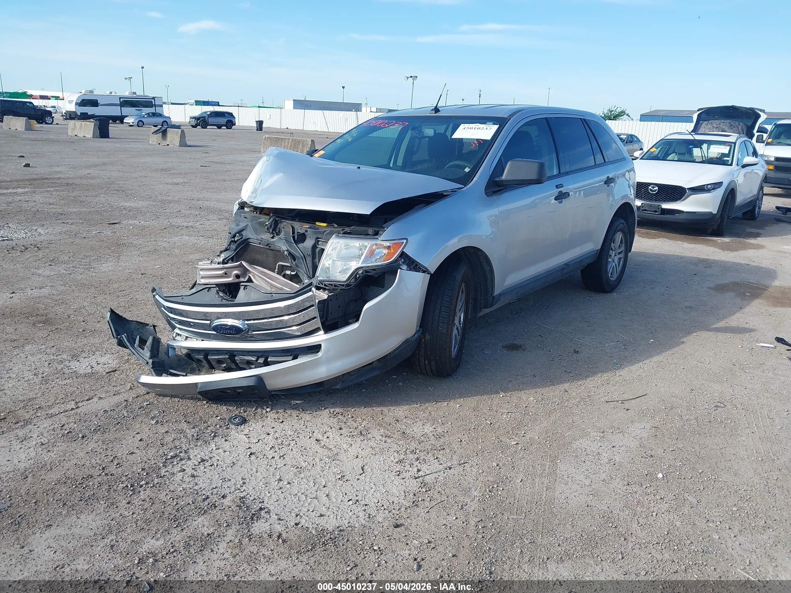2009 Ford Edge Se White vin: 2FMDK36C59BA55131
