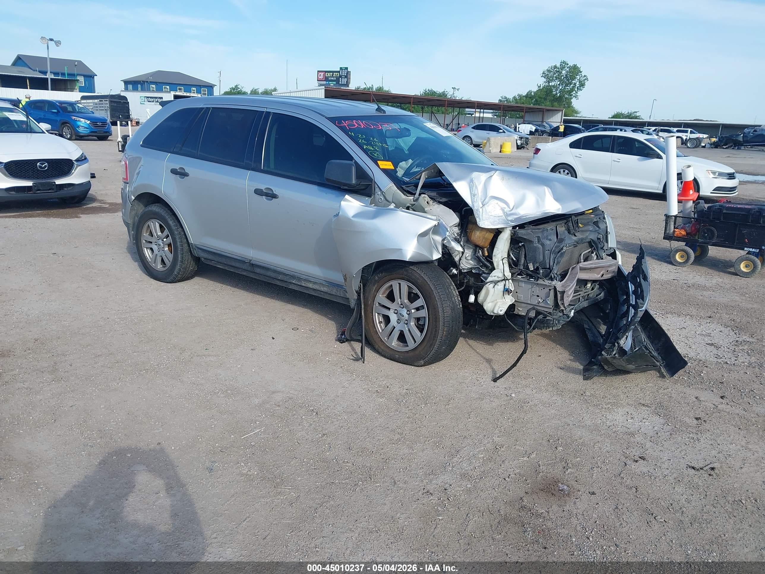 2009 Ford Edge Se White vin: 2FMDK36C59BA55131