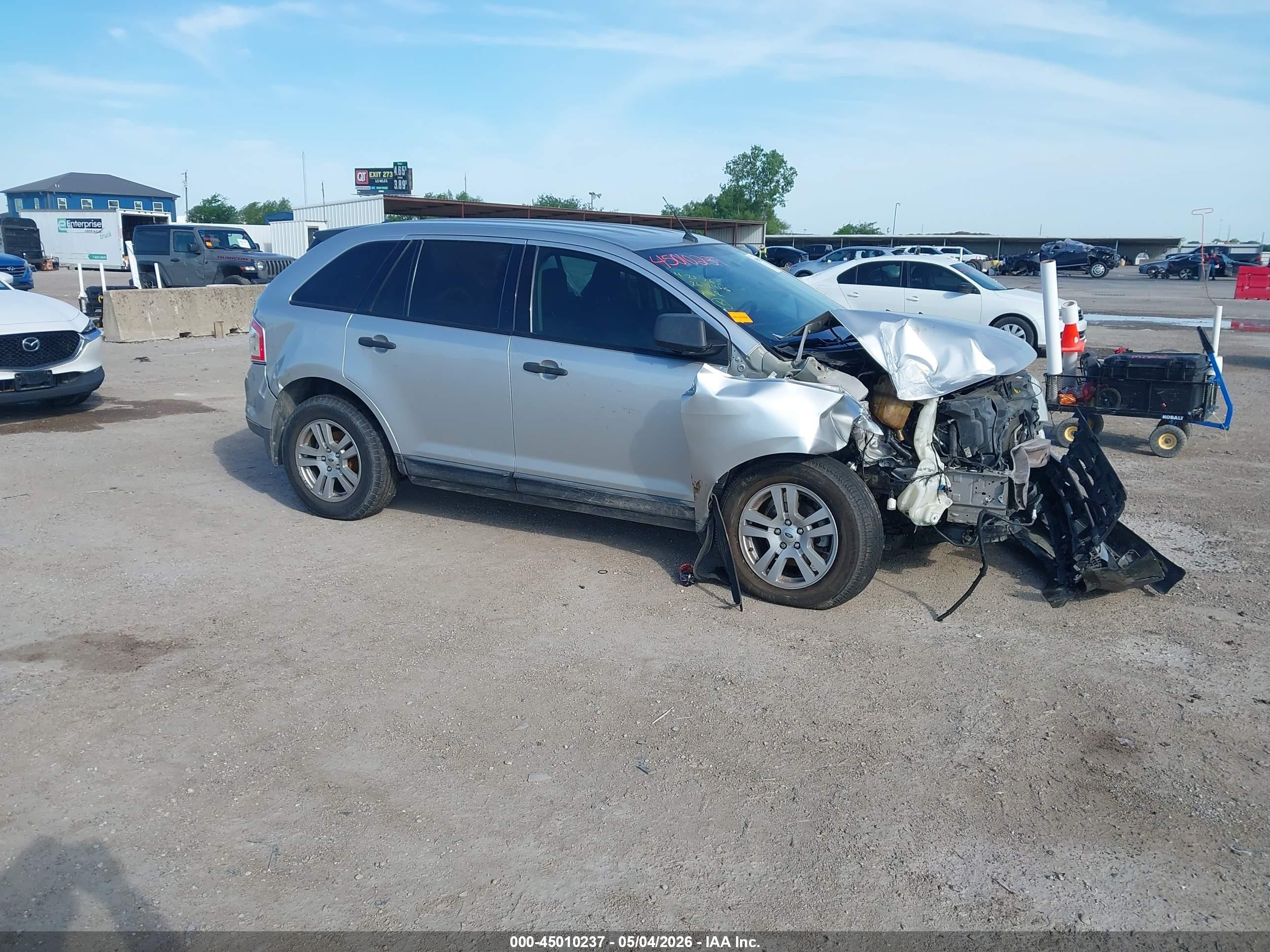 2009 Ford Edge Se White vin: 2FMDK36C59BA55131