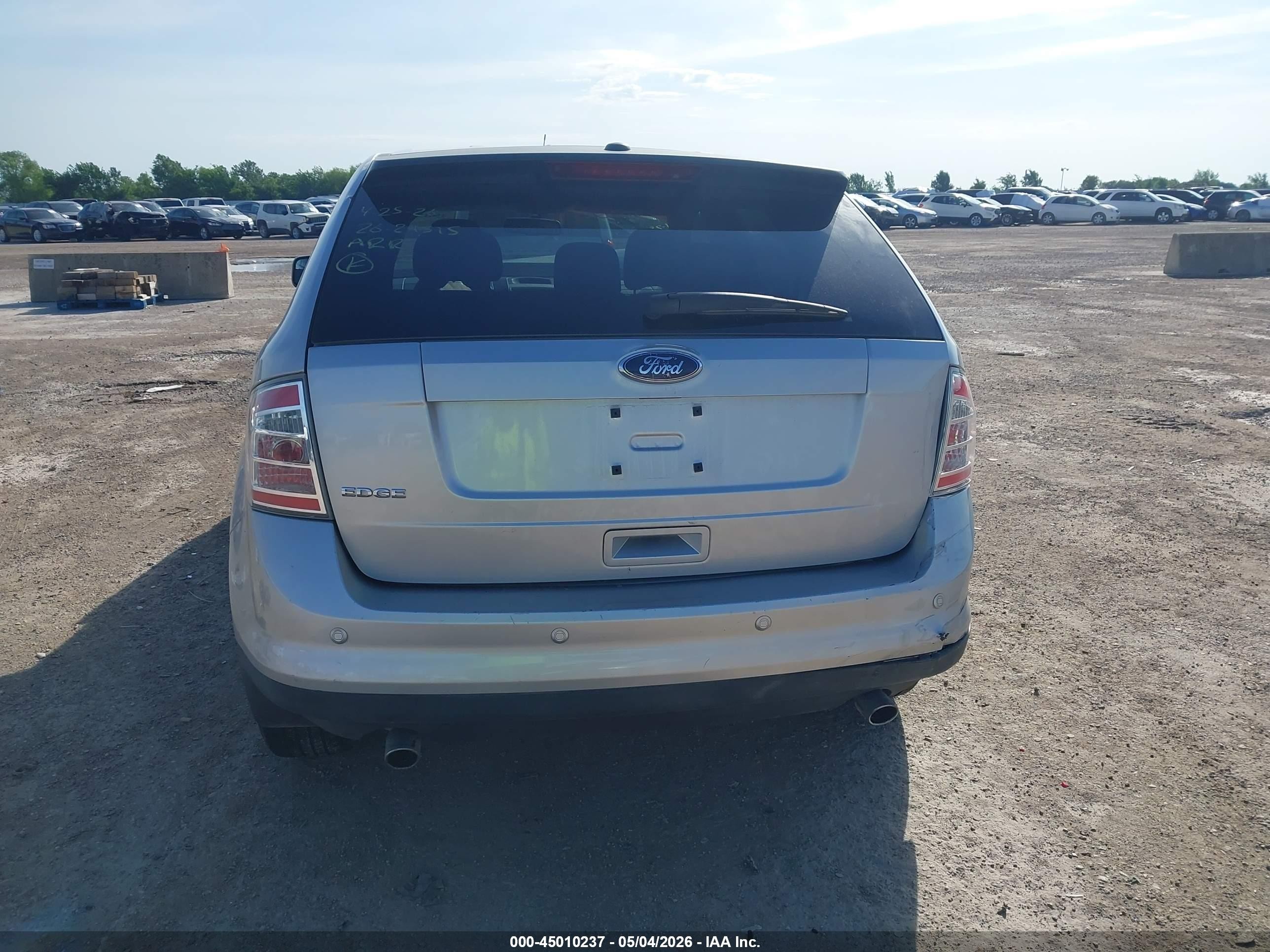 2009 Ford Edge Se White vin: 2FMDK36C59BA55131